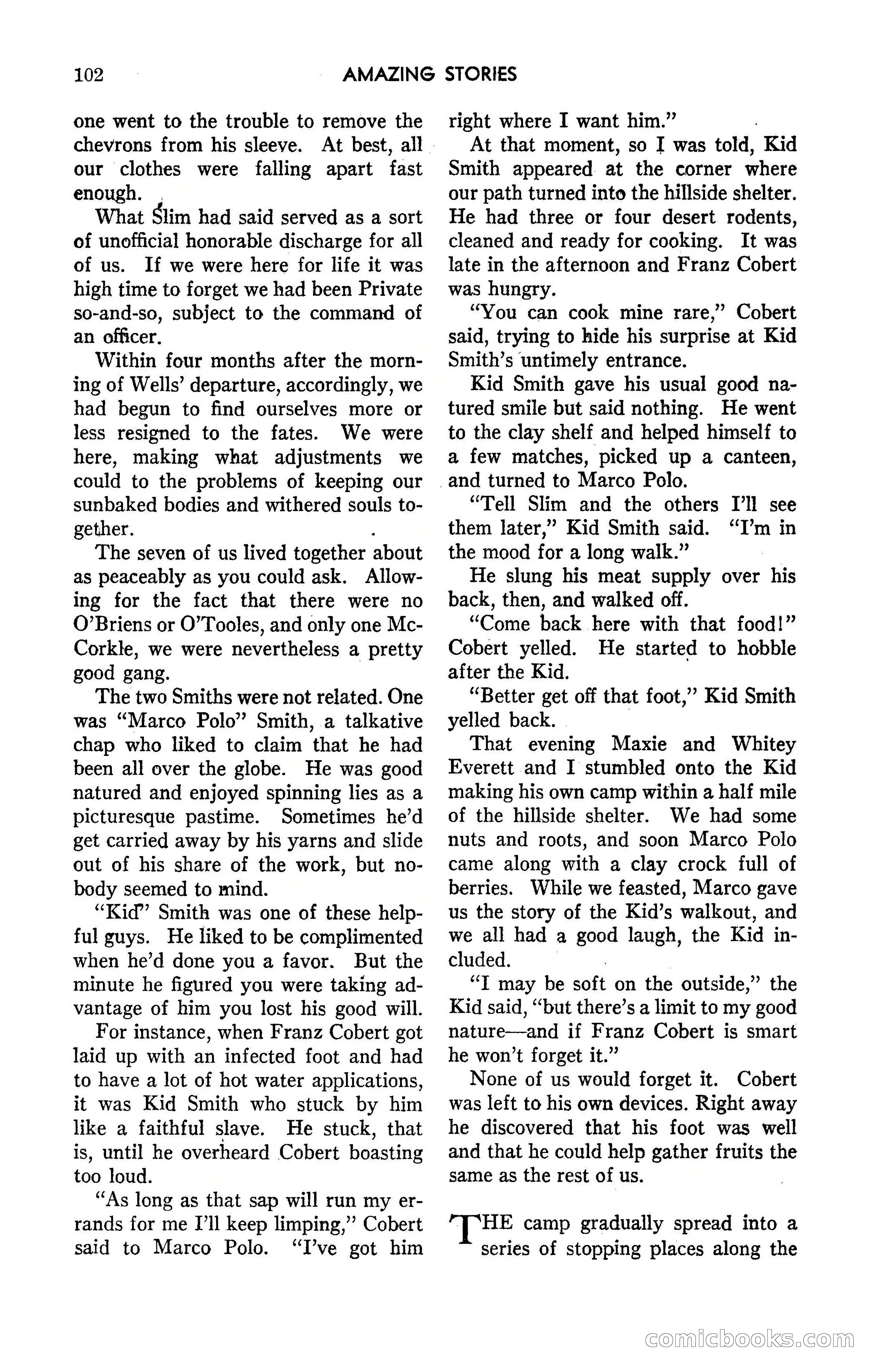 Amazing Stories, May 1947 — page 102 of 180