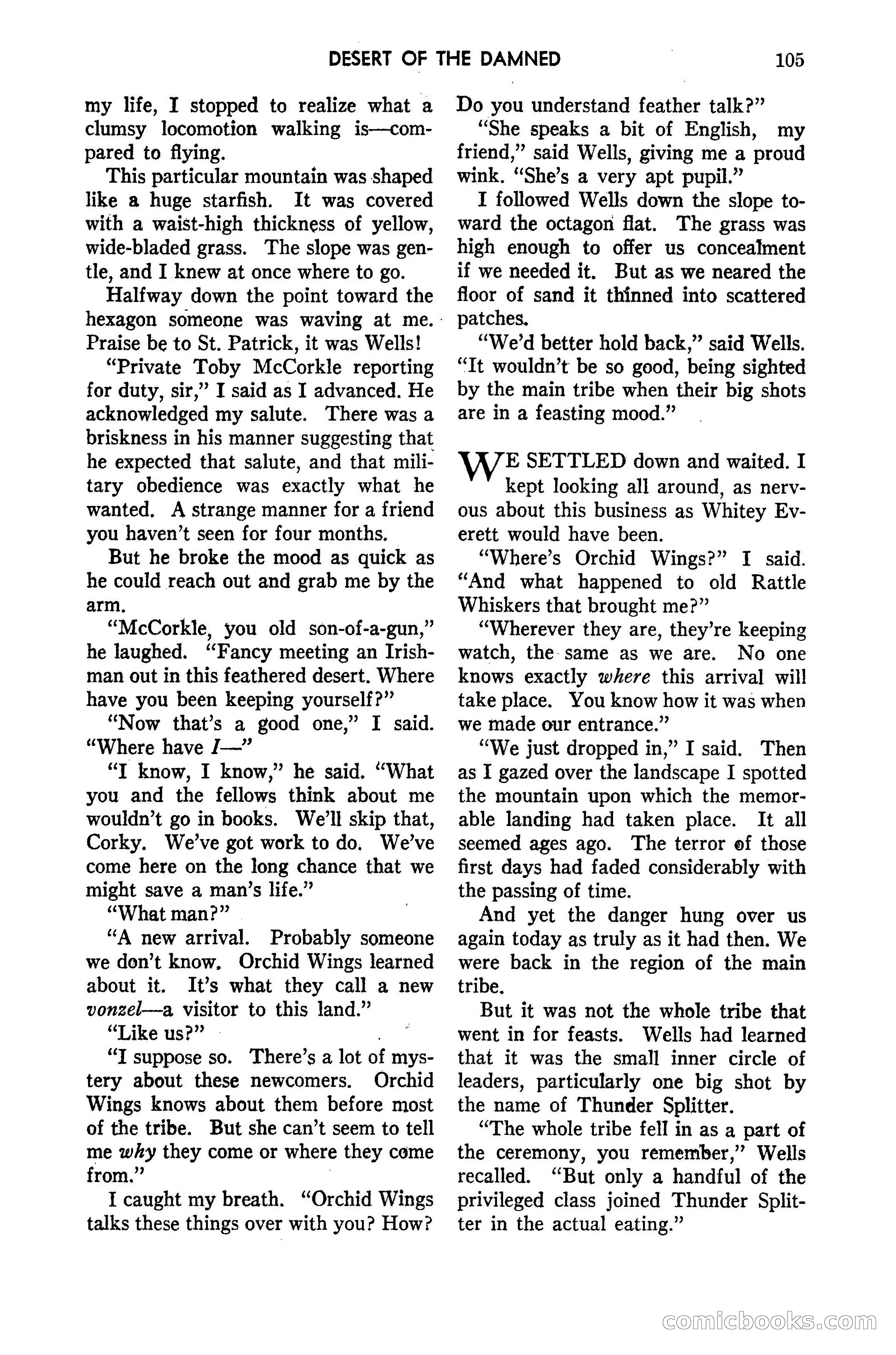 Amazing Stories, May 1947 — page 105 of 180