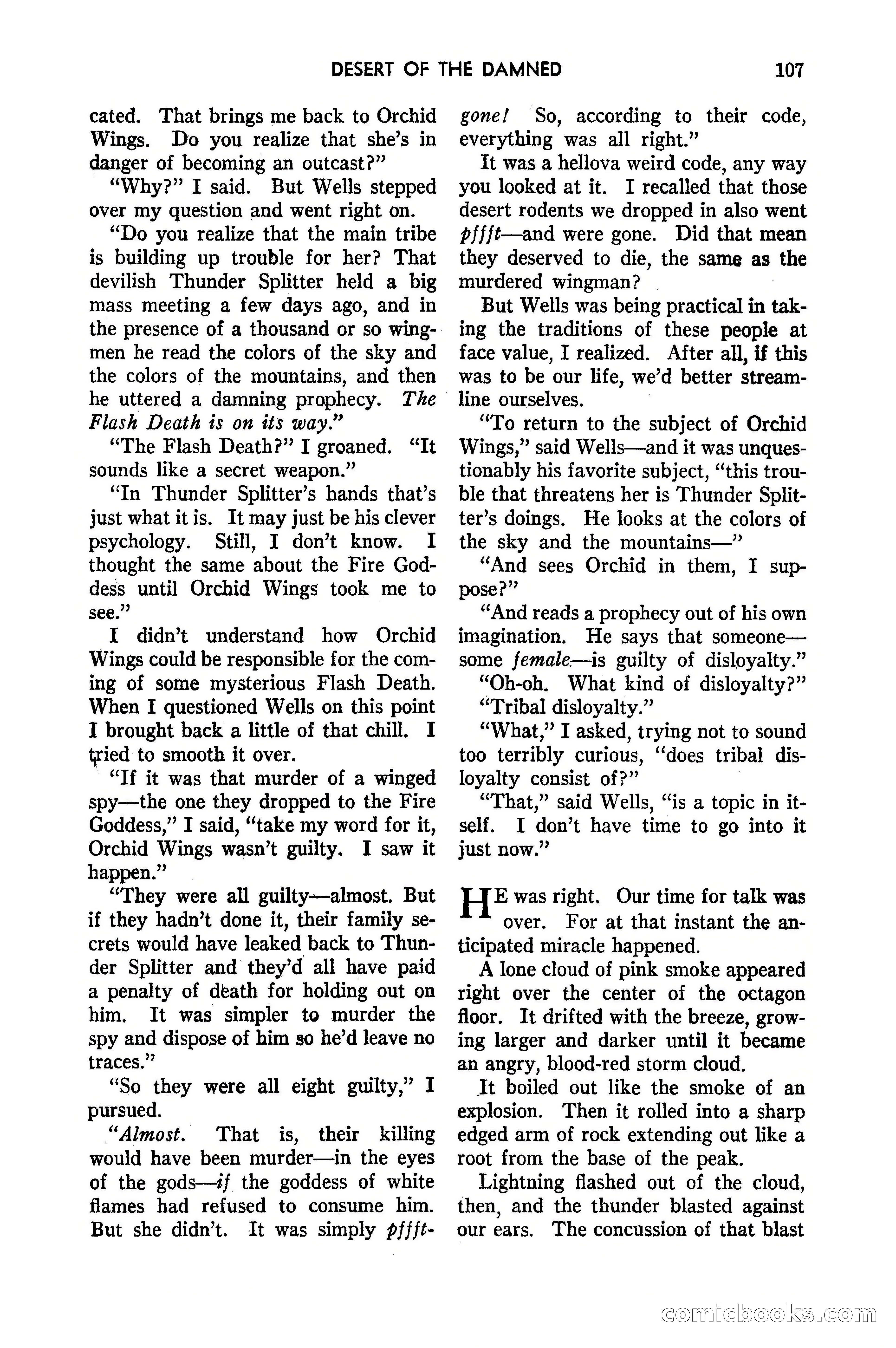Amazing Stories, May 1947 — page 107 of 180