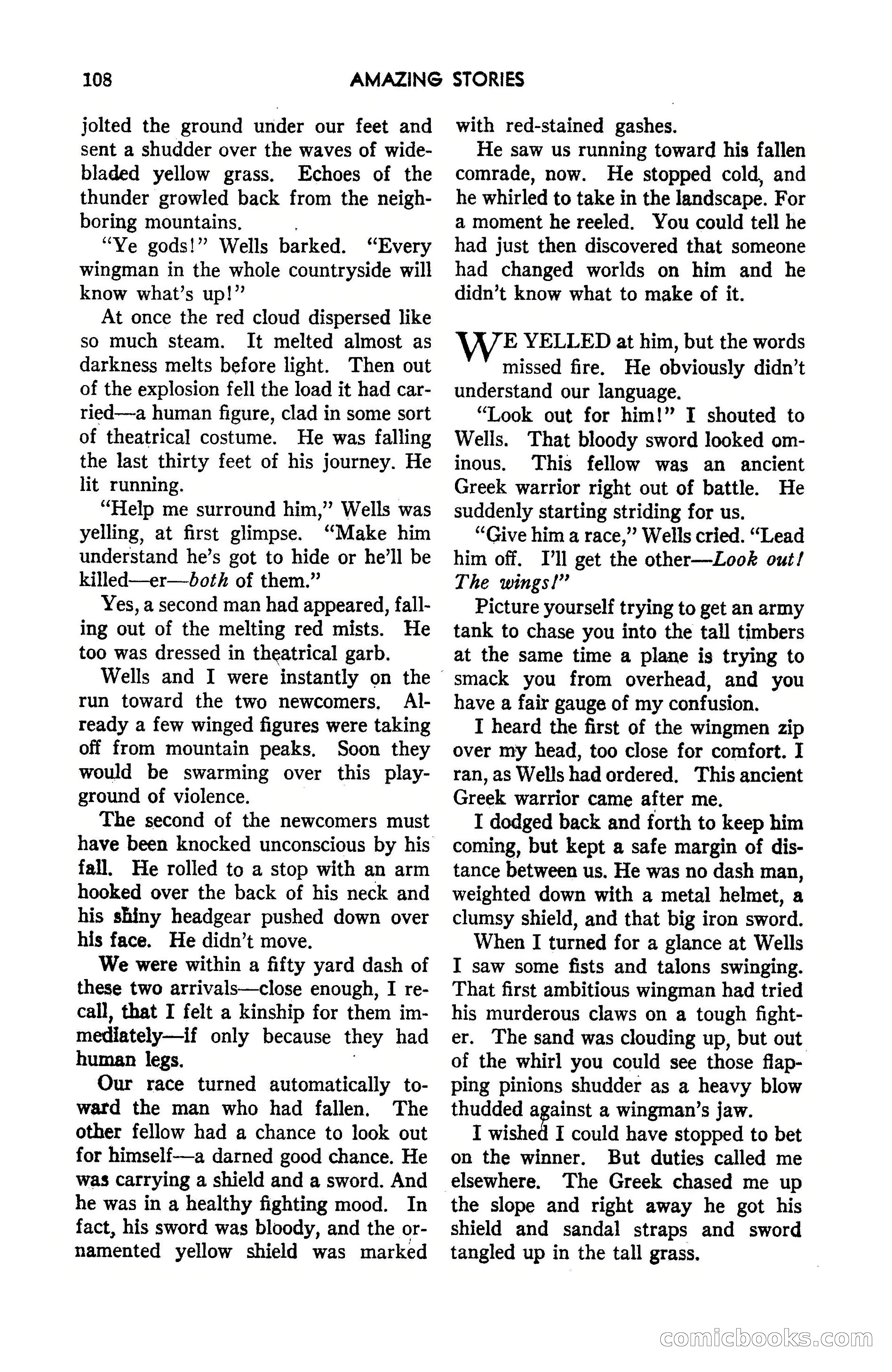 Amazing Stories, May 1947 — page 108 of 180
