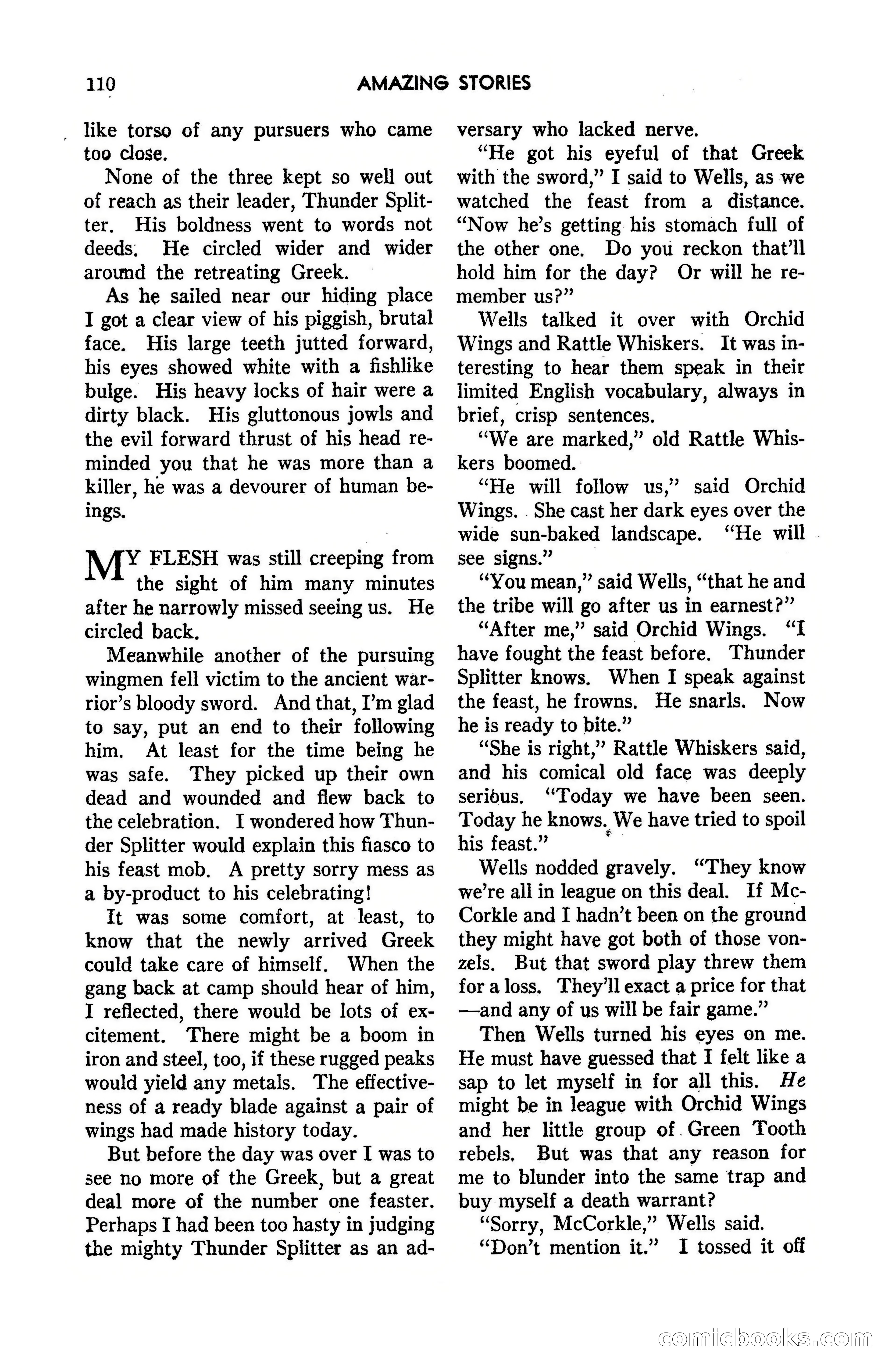 Amazing Stories, May 1947 — page 110 of 180