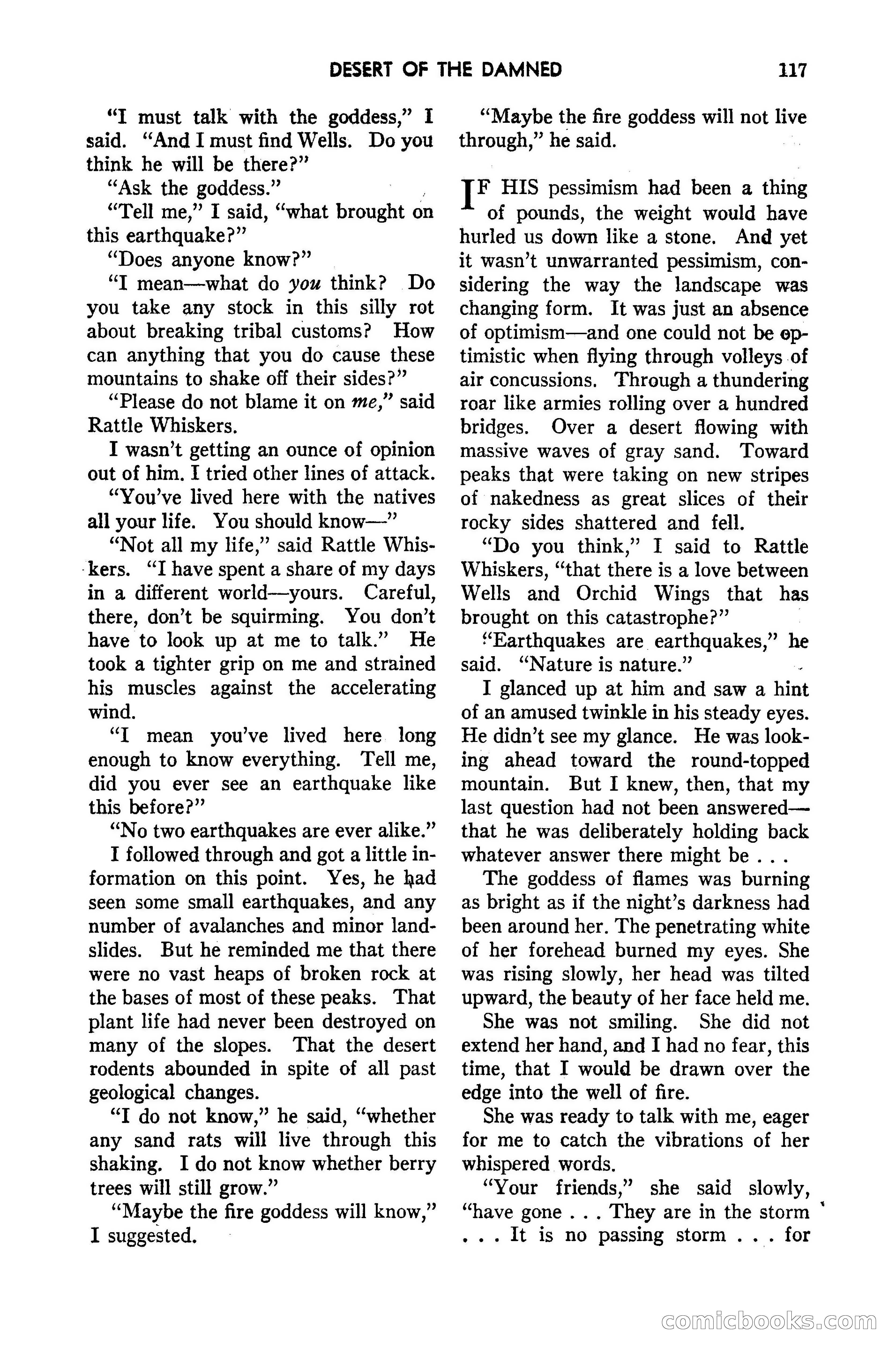 Amazing Stories, May 1947 — page 117 of 180