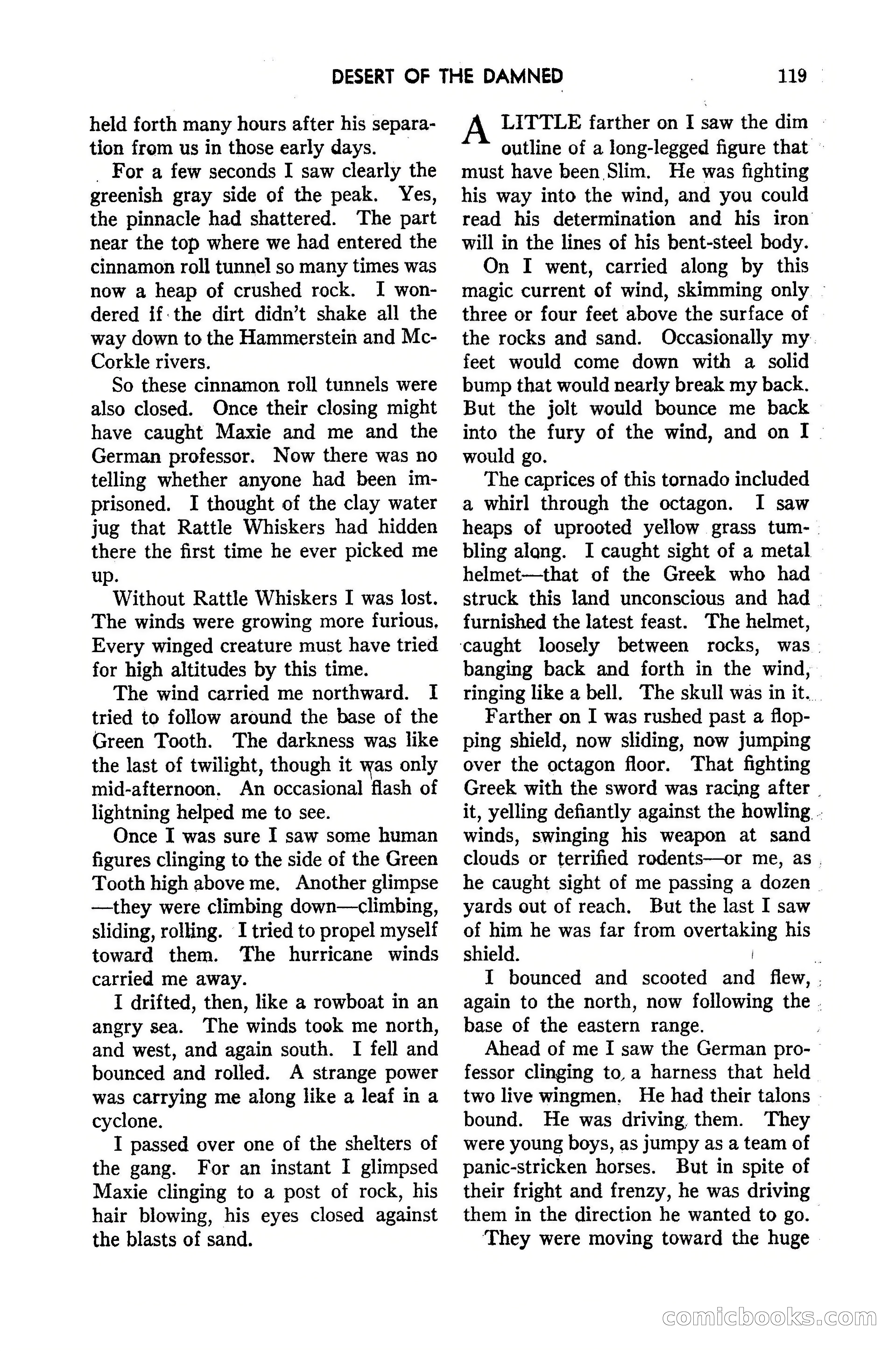 Amazing Stories, May 1947 — page 119 of 180
