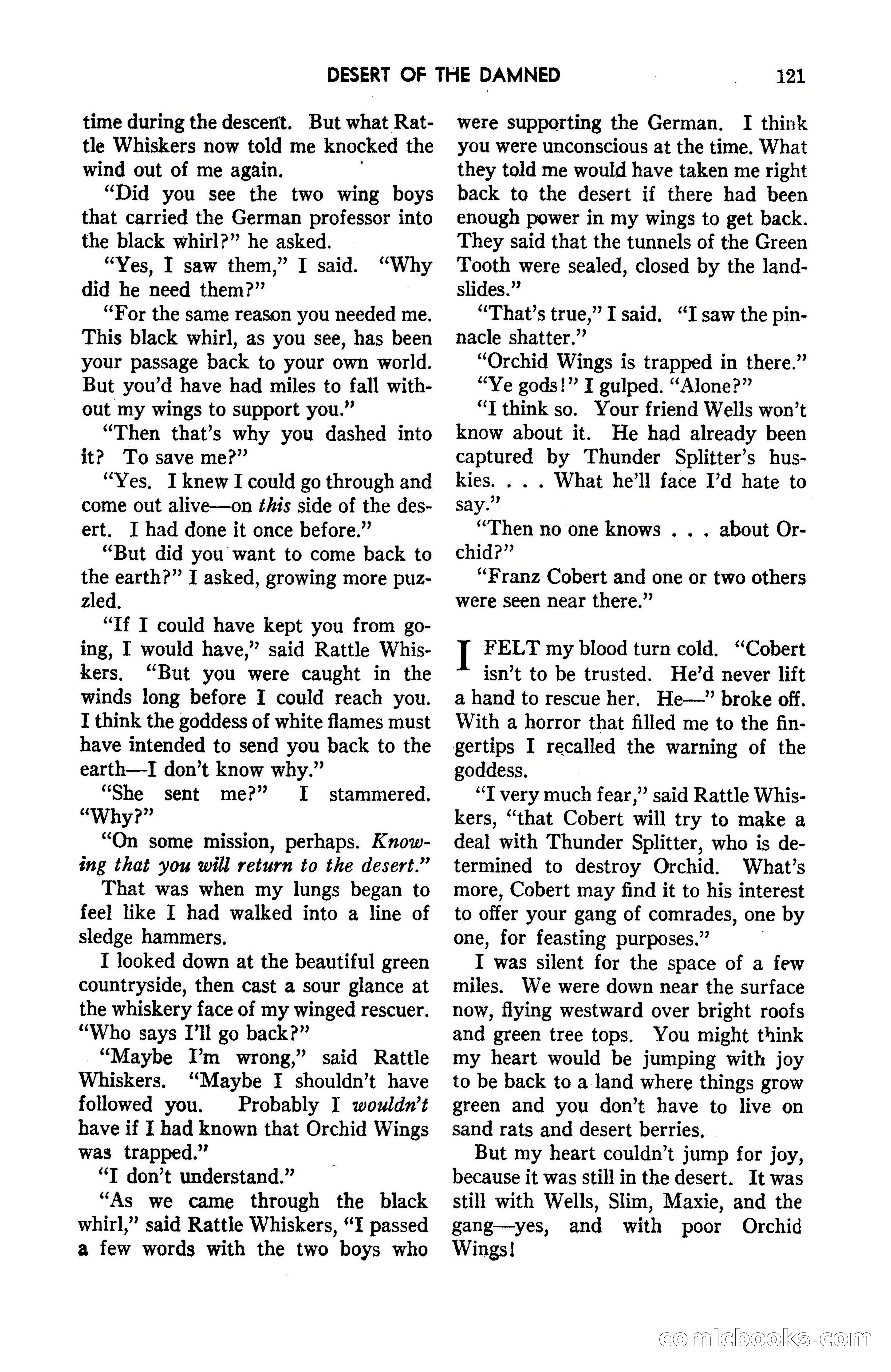 Amazing Stories, May 1947 — page 121 of 180