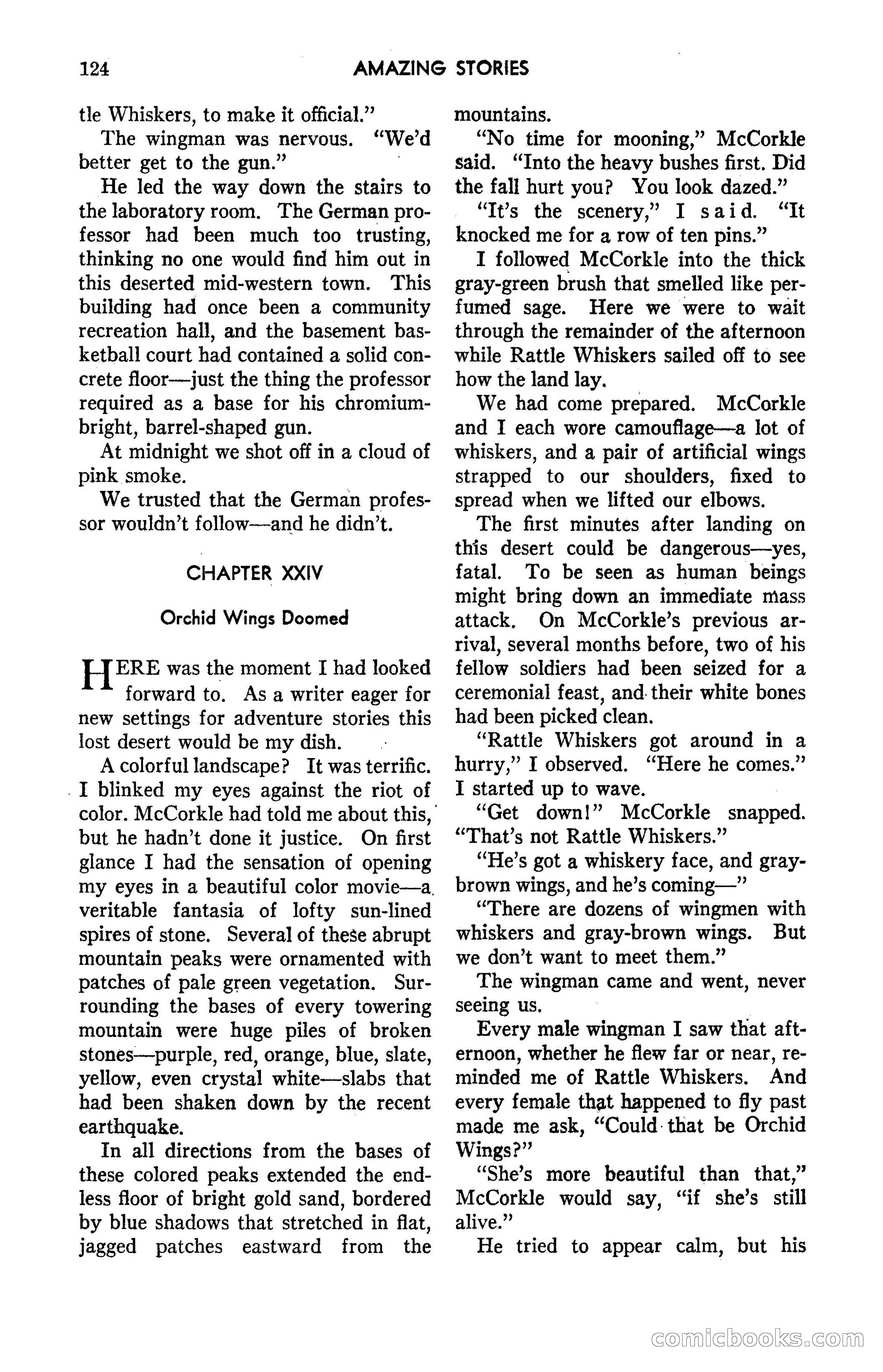 Amazing Stories, May 1947 — page 124 of 180