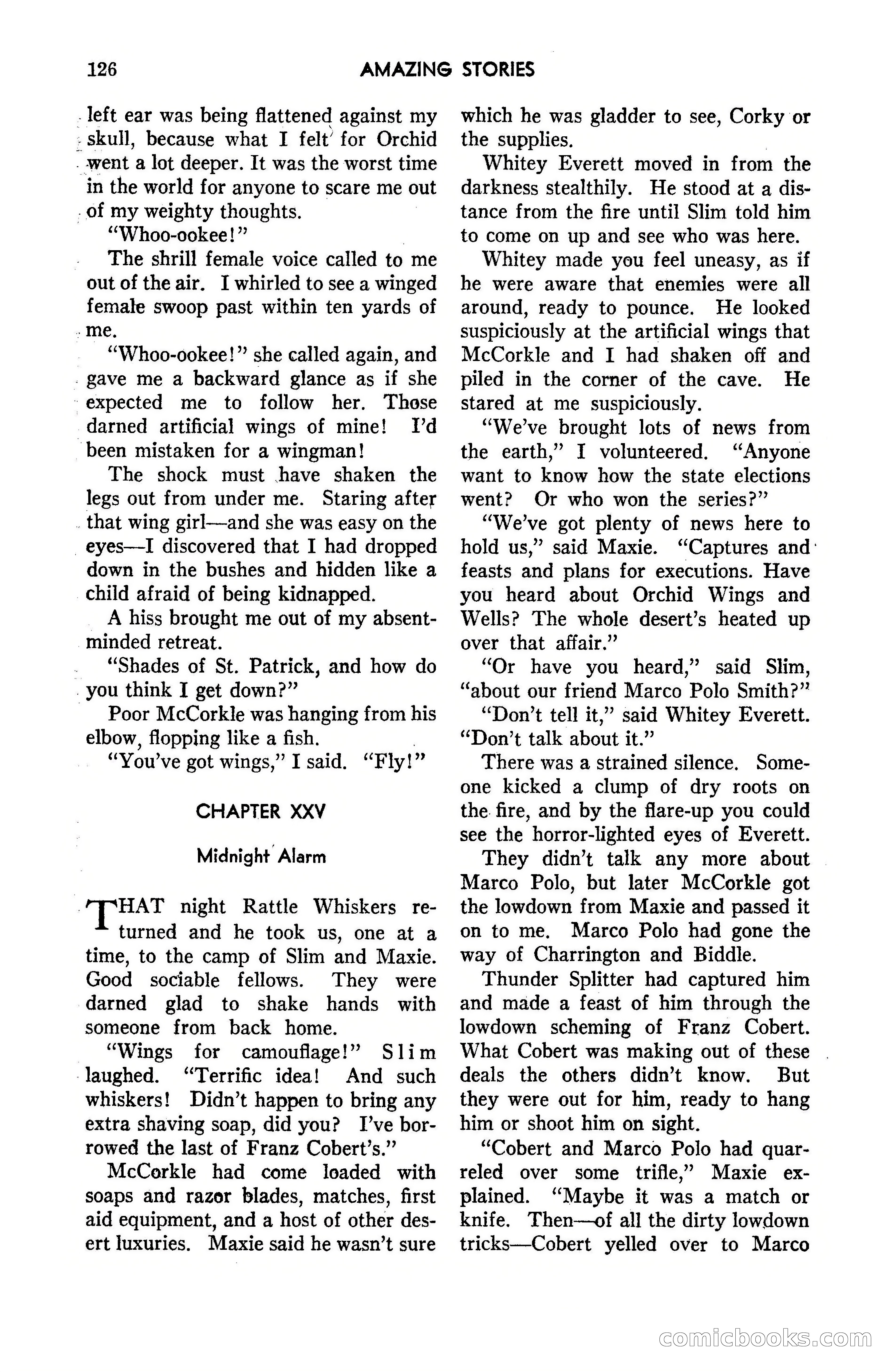 Amazing Stories, May 1947 — page 126 of 180