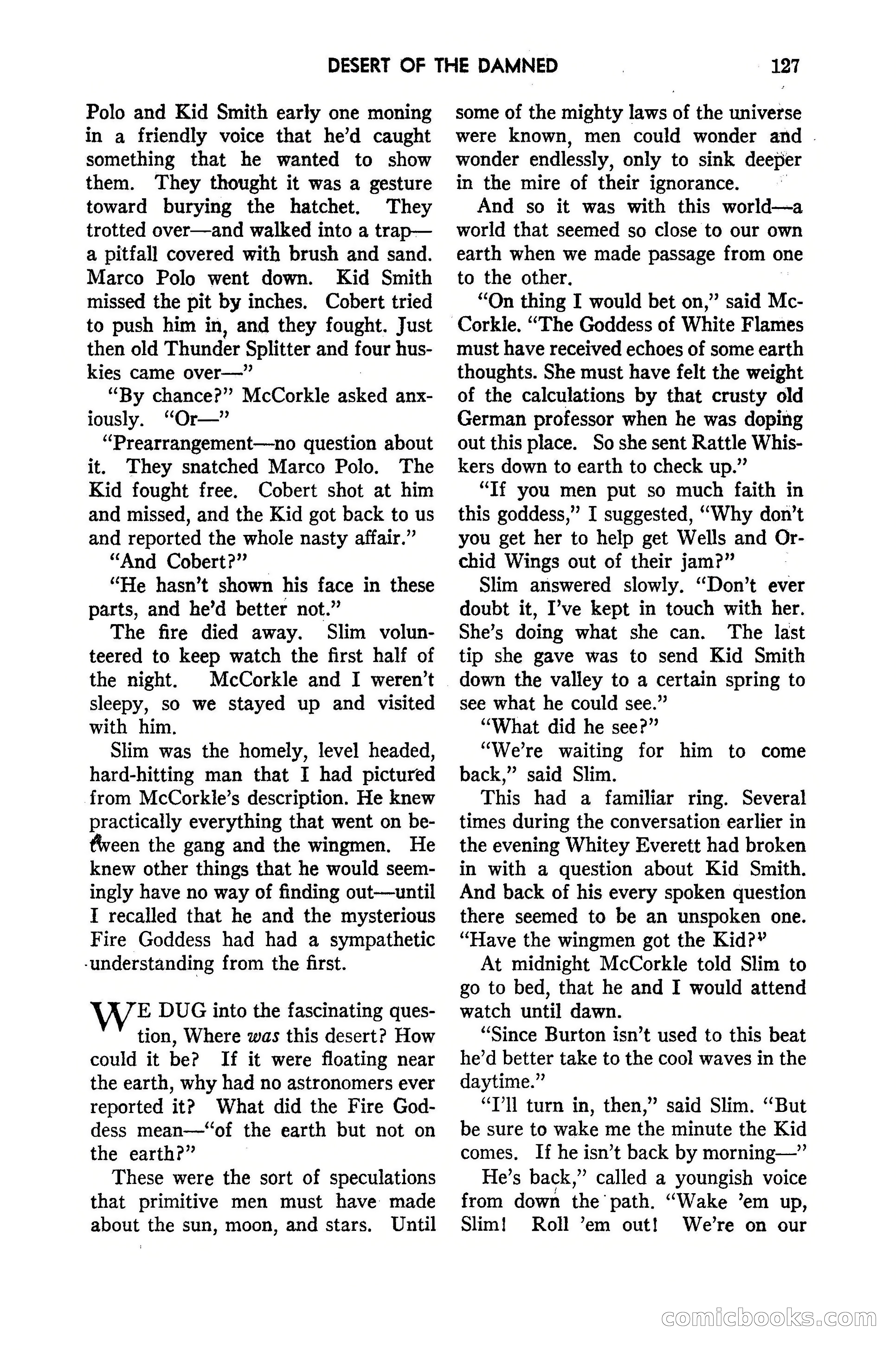 Amazing Stories, May 1947 — page 127 of 180