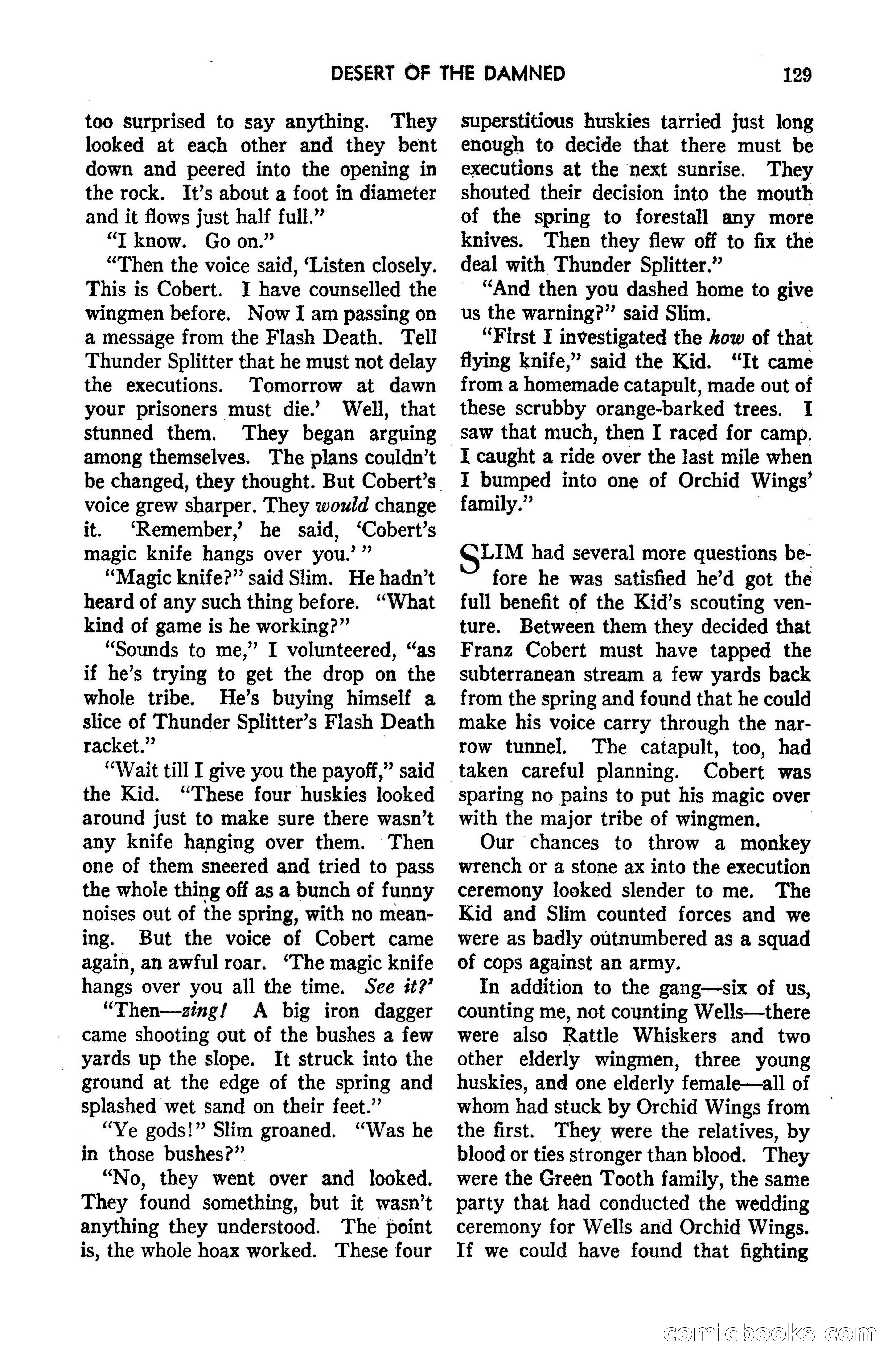 Amazing Stories, May 1947 — page 129 of 180