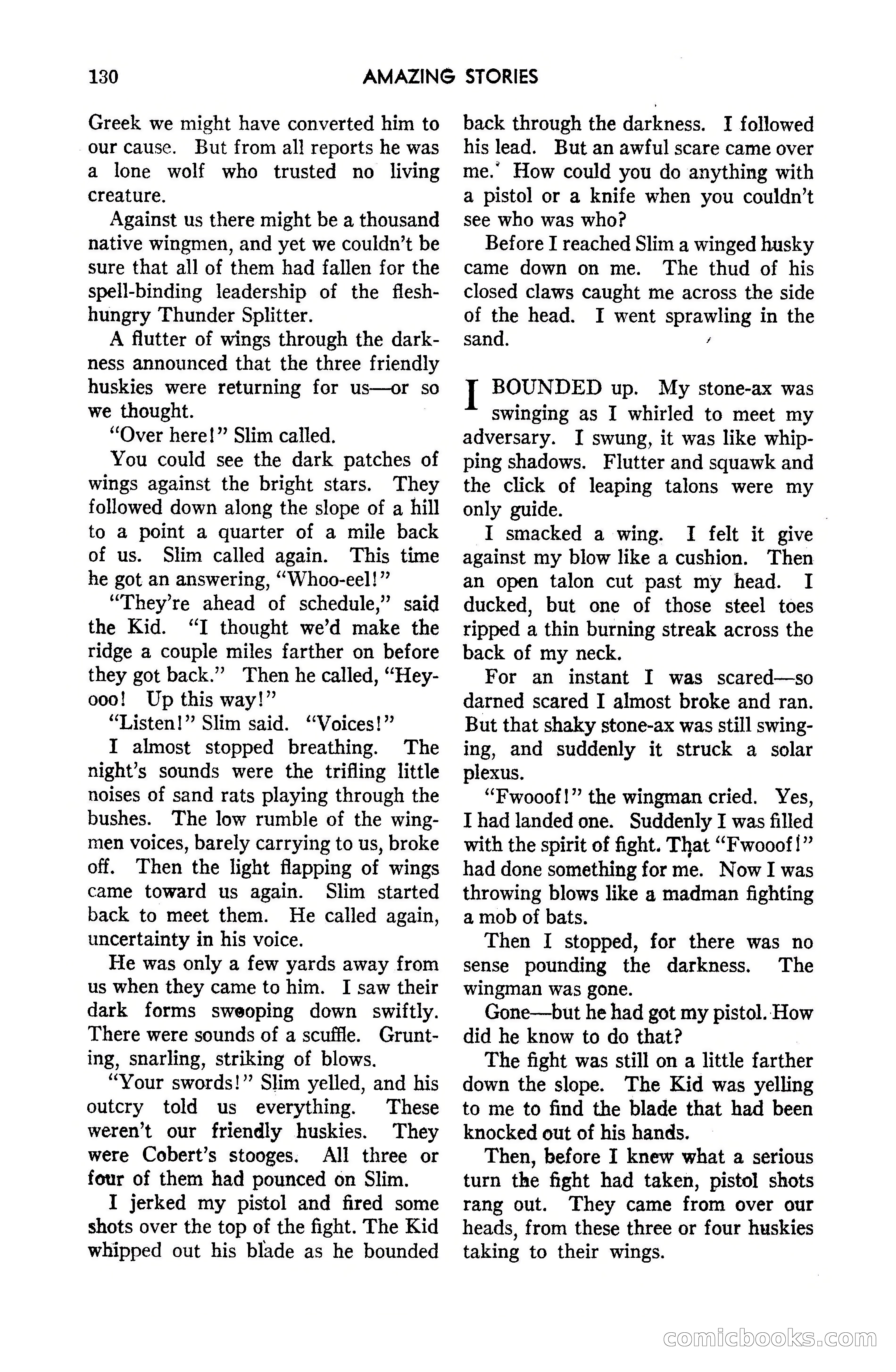 Amazing Stories, May 1947 — page 130 of 180