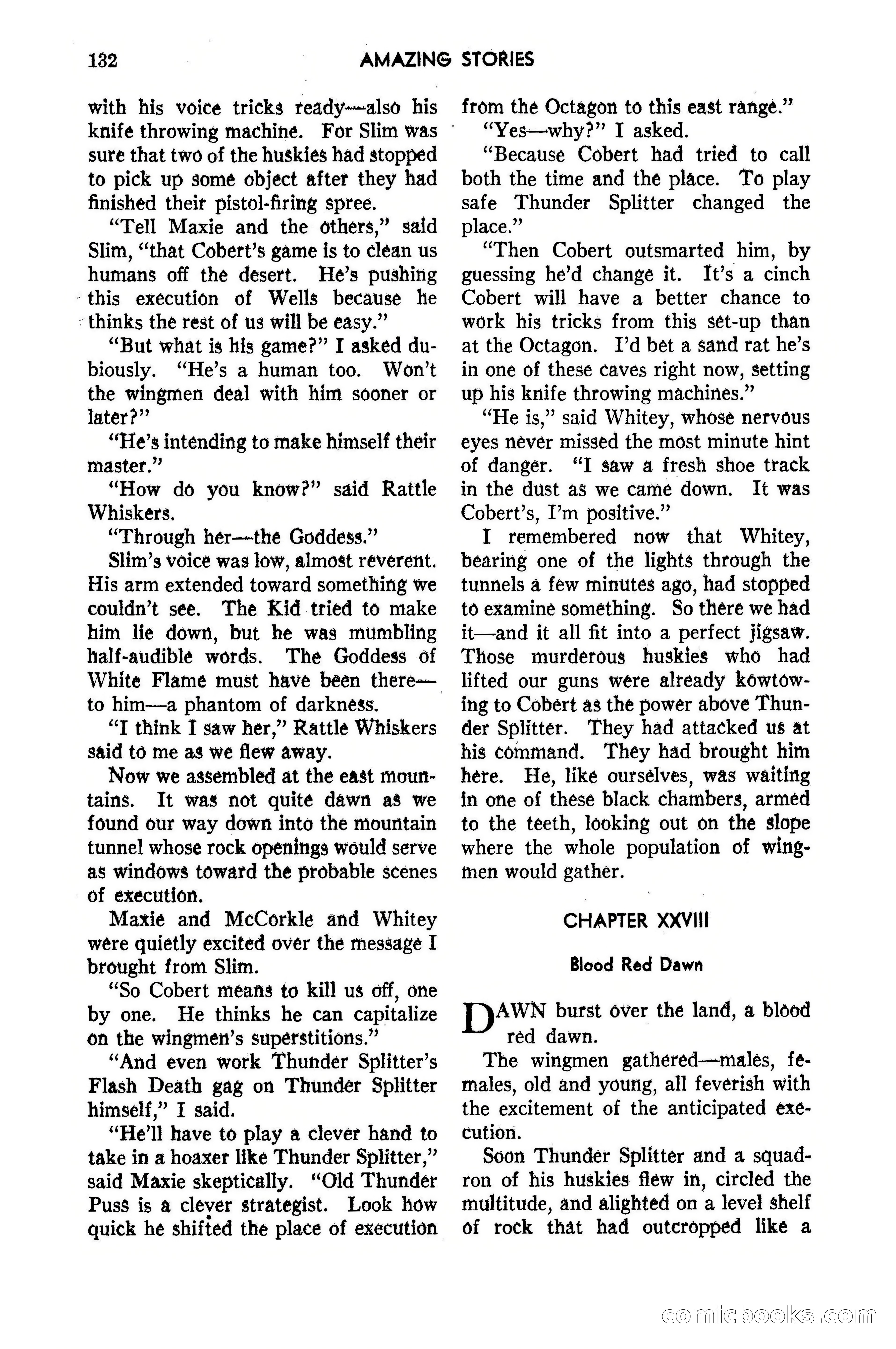 Amazing Stories, May 1947 — page 132 of 180