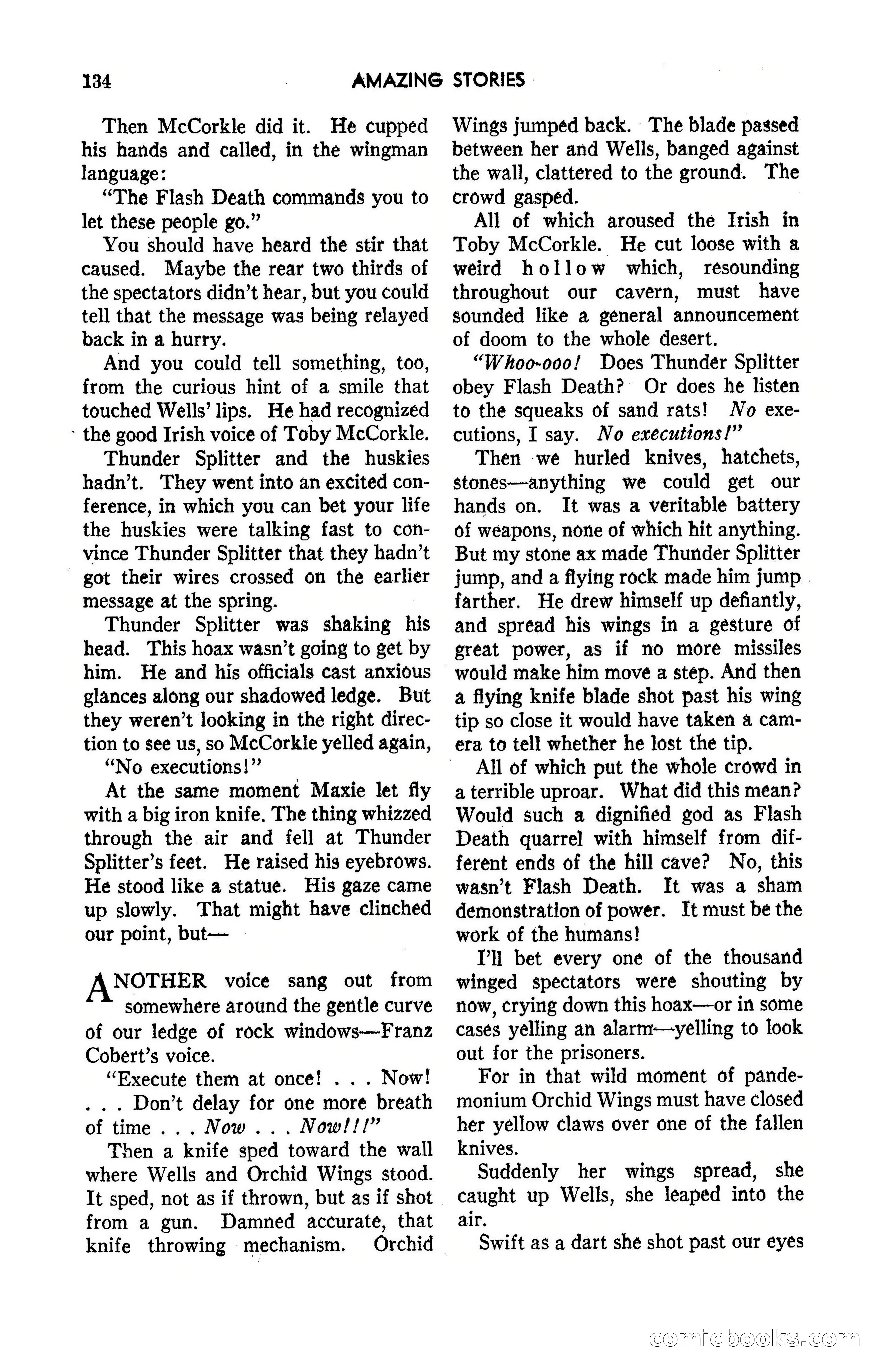 Amazing Stories, May 1947 — page 134 of 180