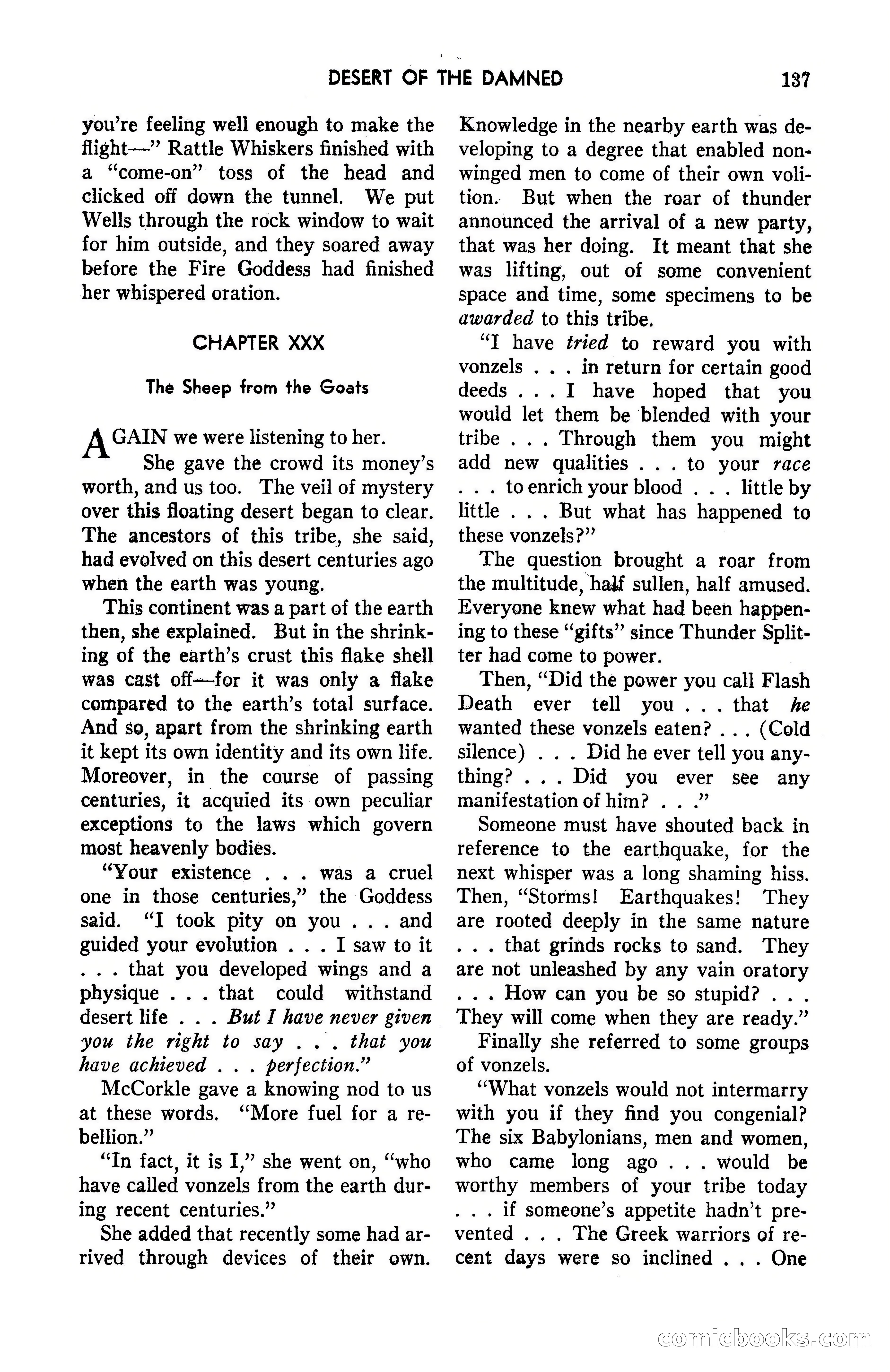 Amazing Stories, May 1947 — page 137 of 180
