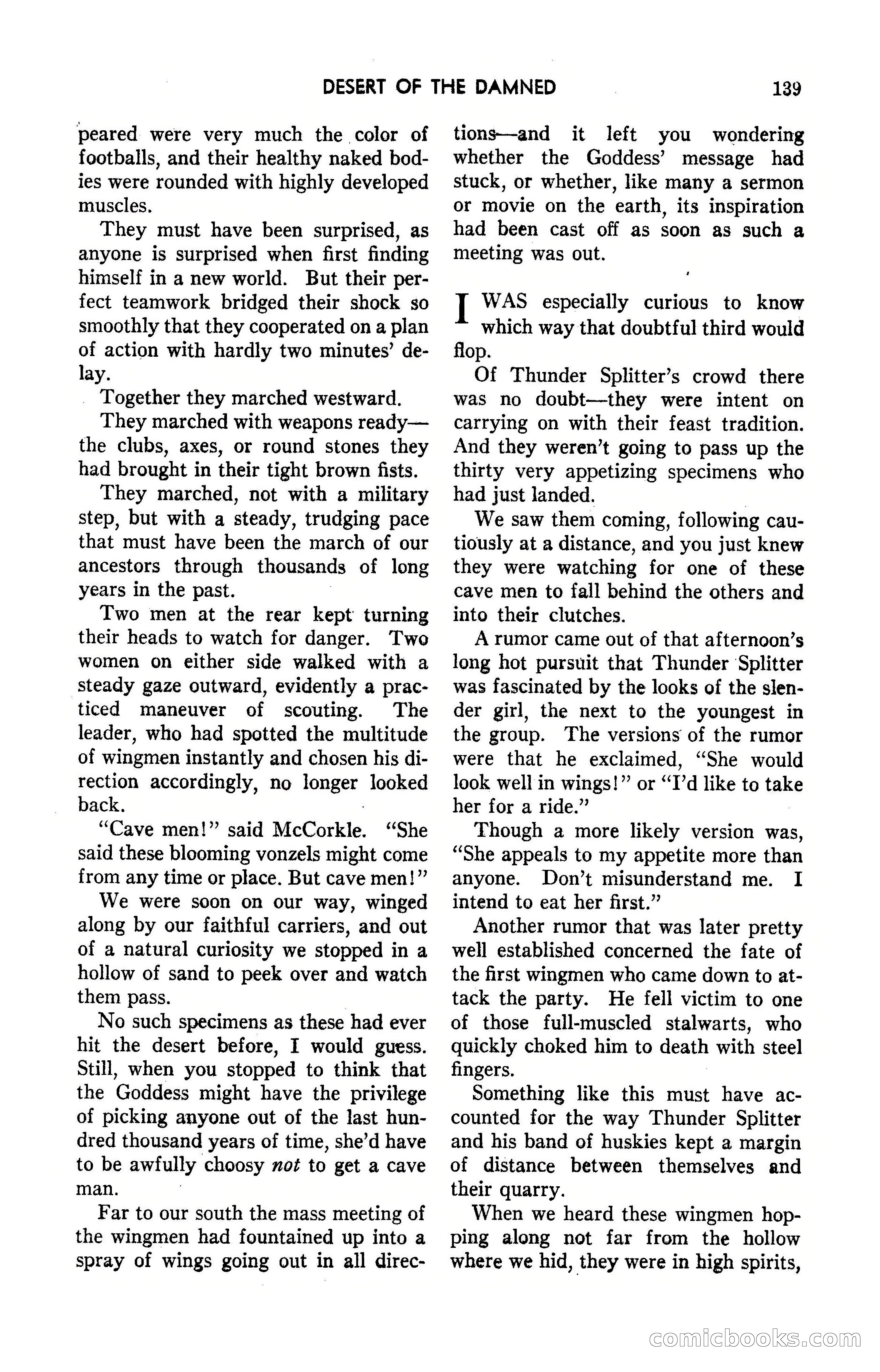 Amazing Stories, May 1947 — page 139 of 180