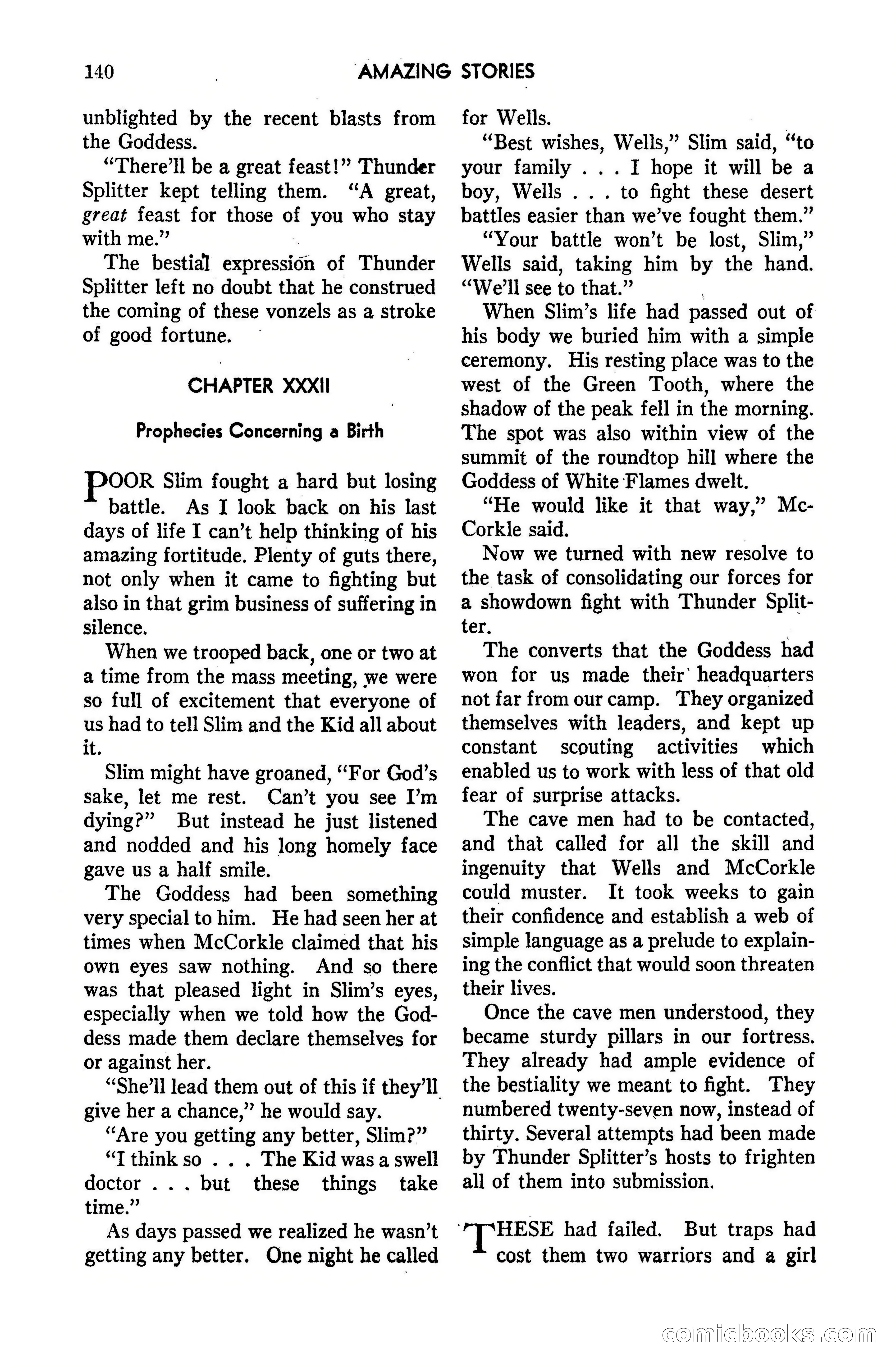 Amazing Stories, May 1947 — page 140 of 180