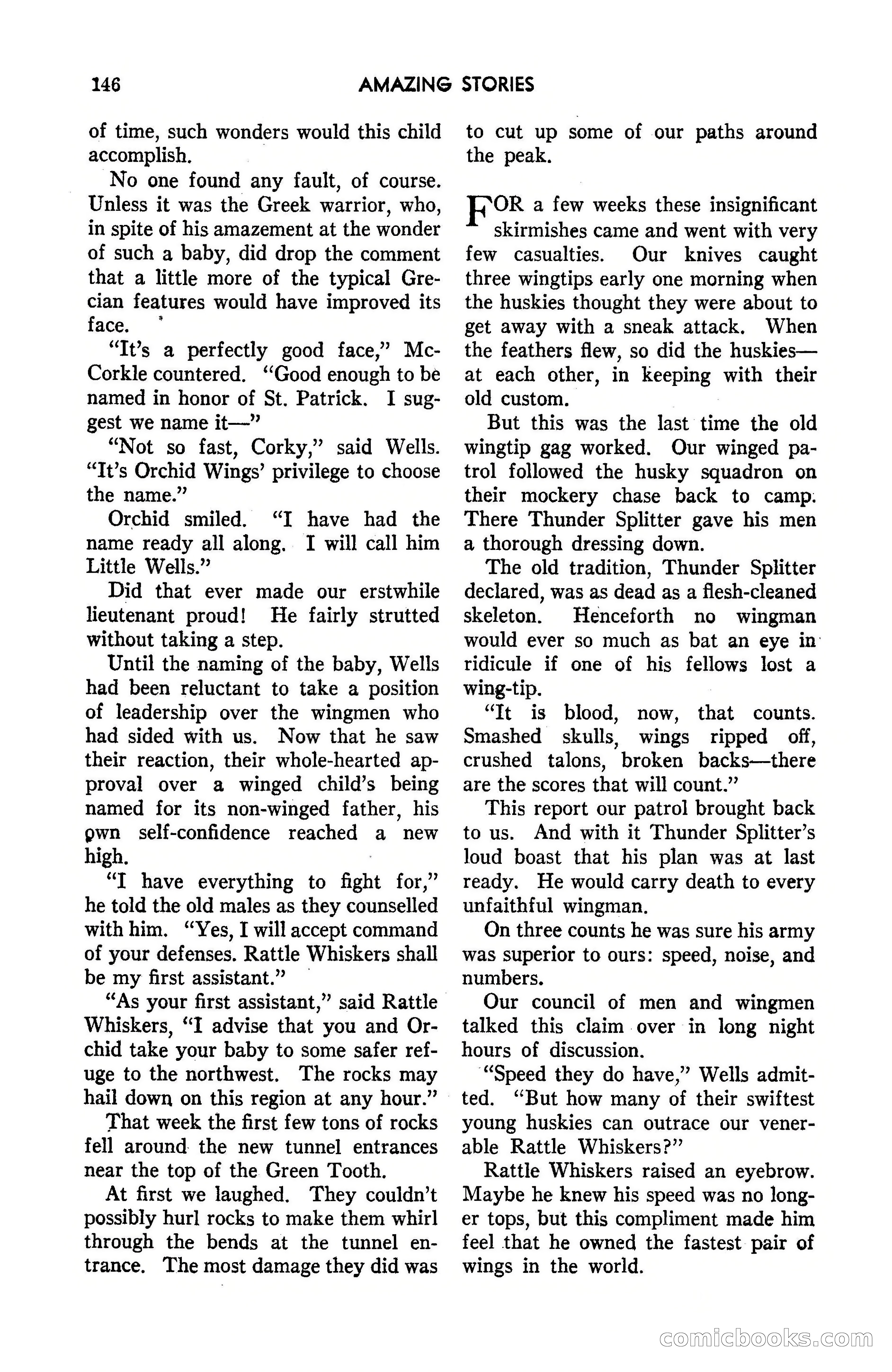 Amazing Stories, May 1947 — page 146 of 180