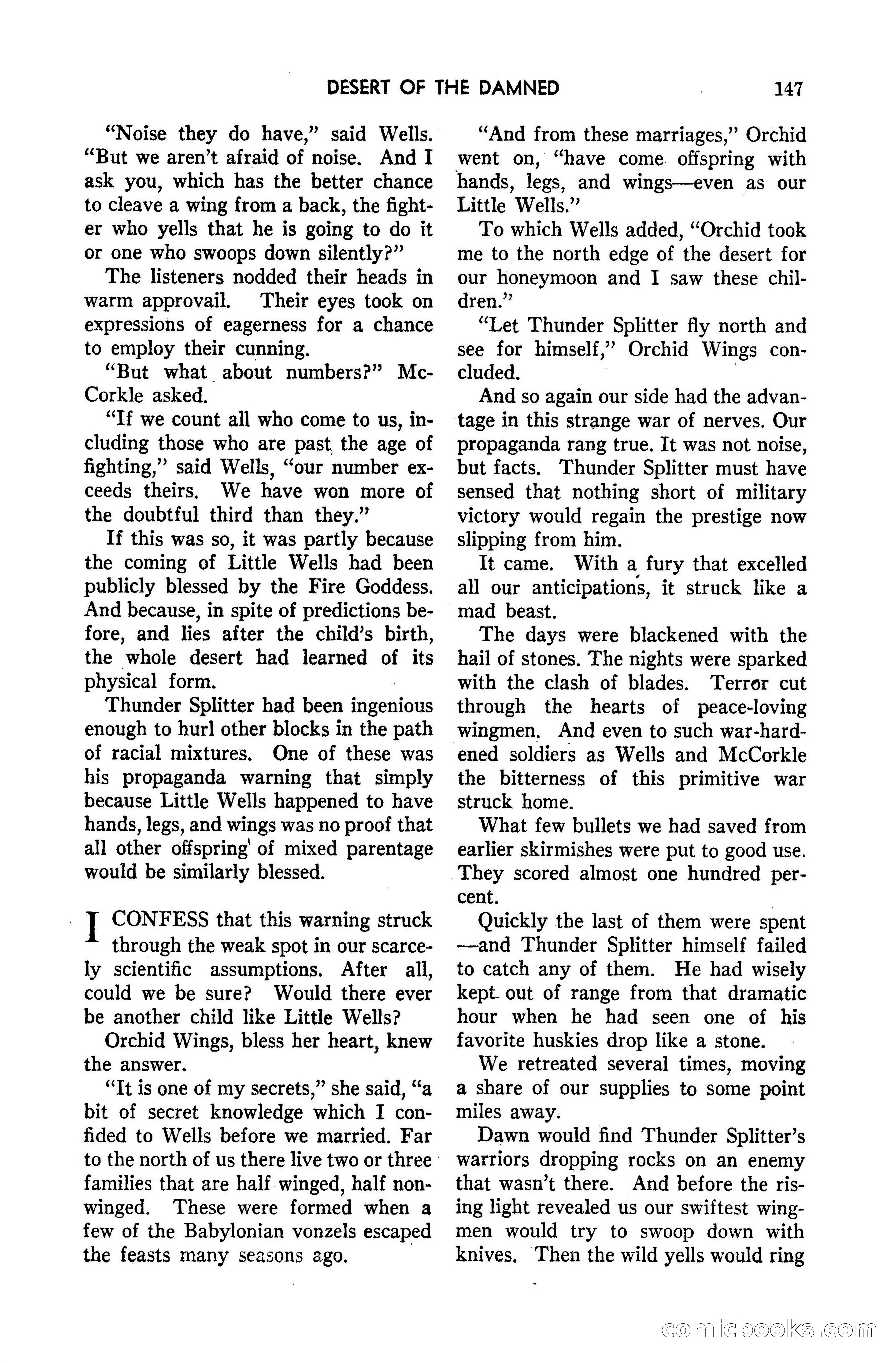 Amazing Stories, May 1947 — page 147 of 180