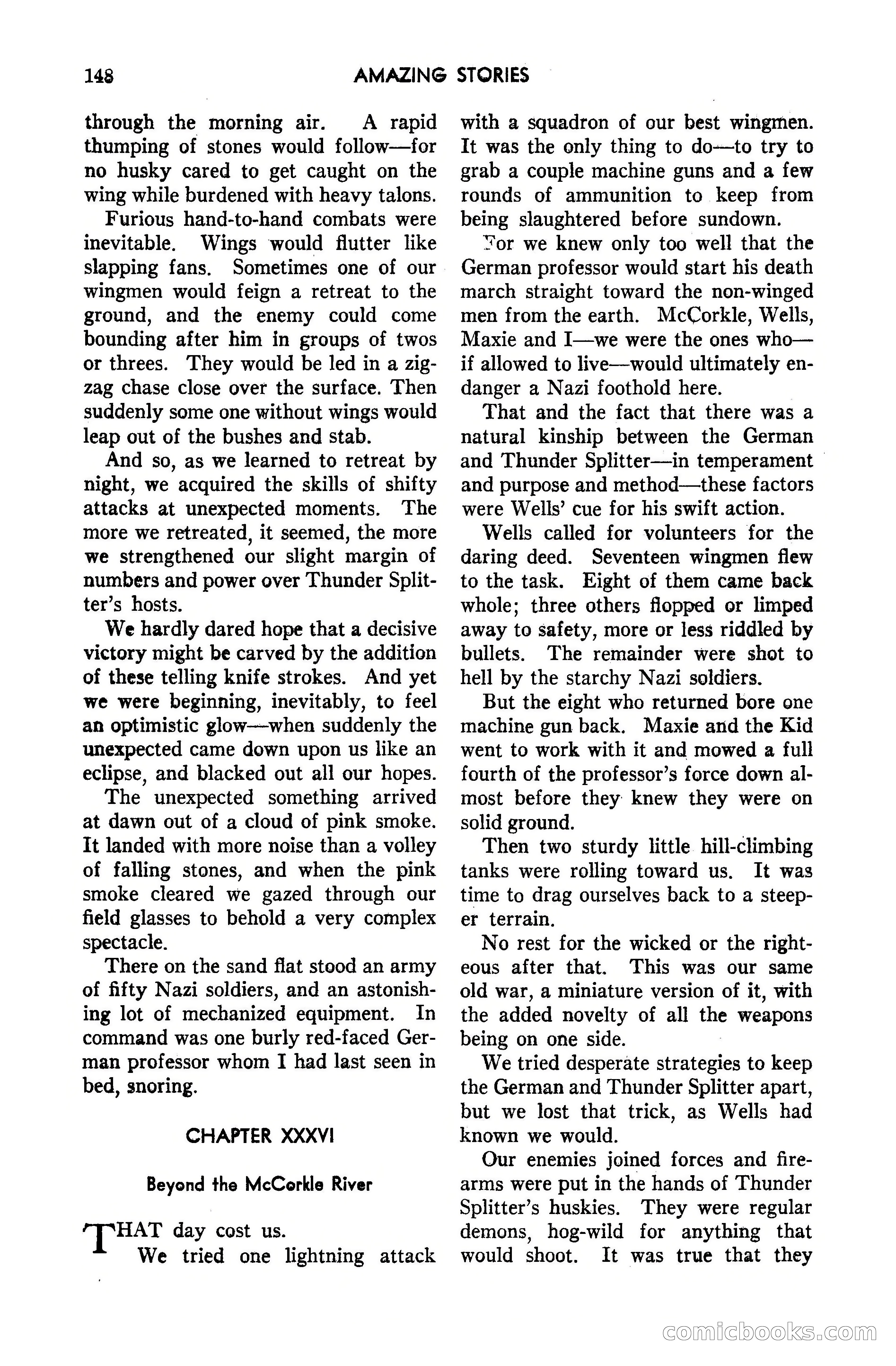 Amazing Stories, May 1947 — page 148 of 180