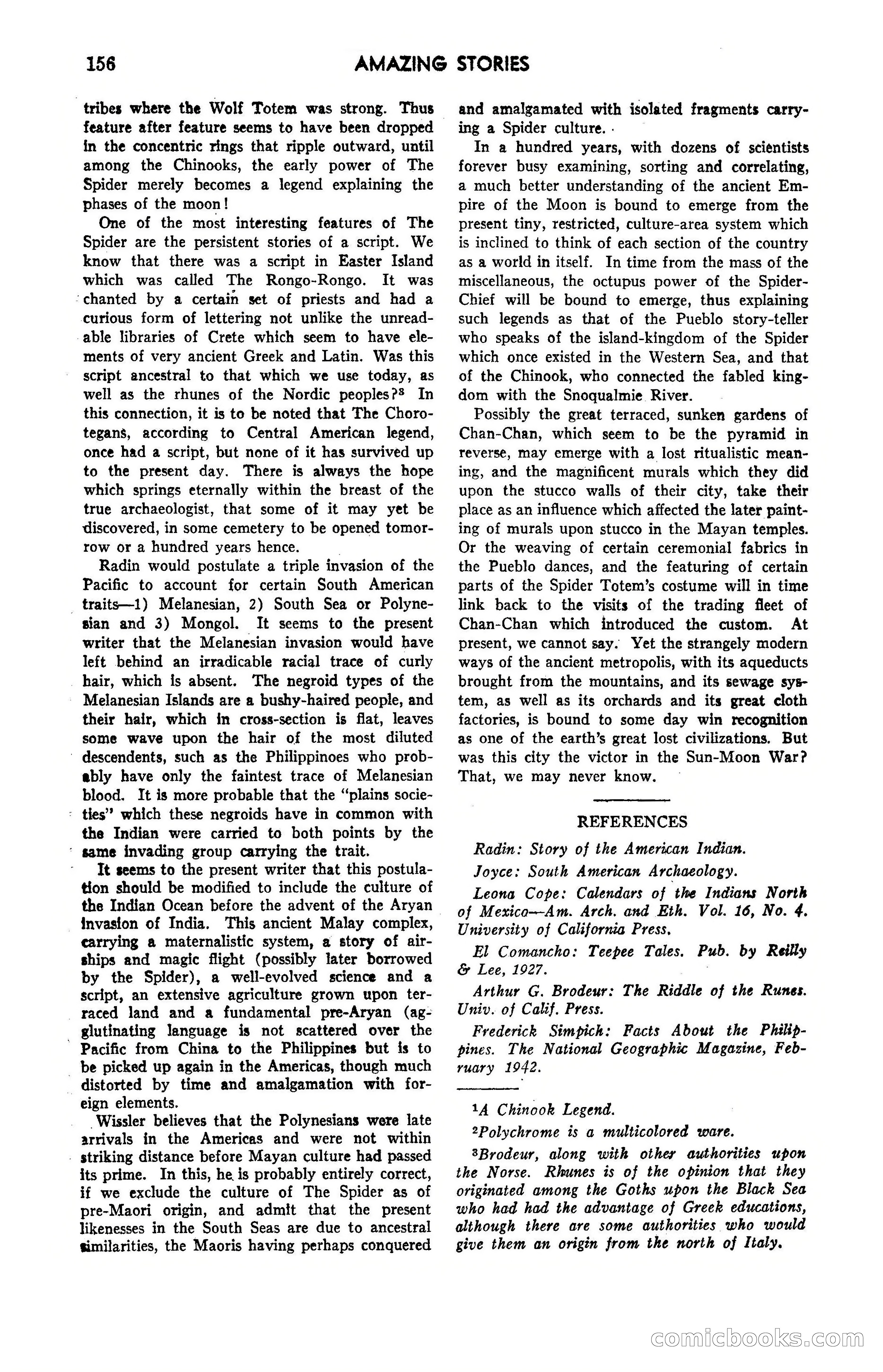 Amazing Stories, May 1947 — page 156 of 180