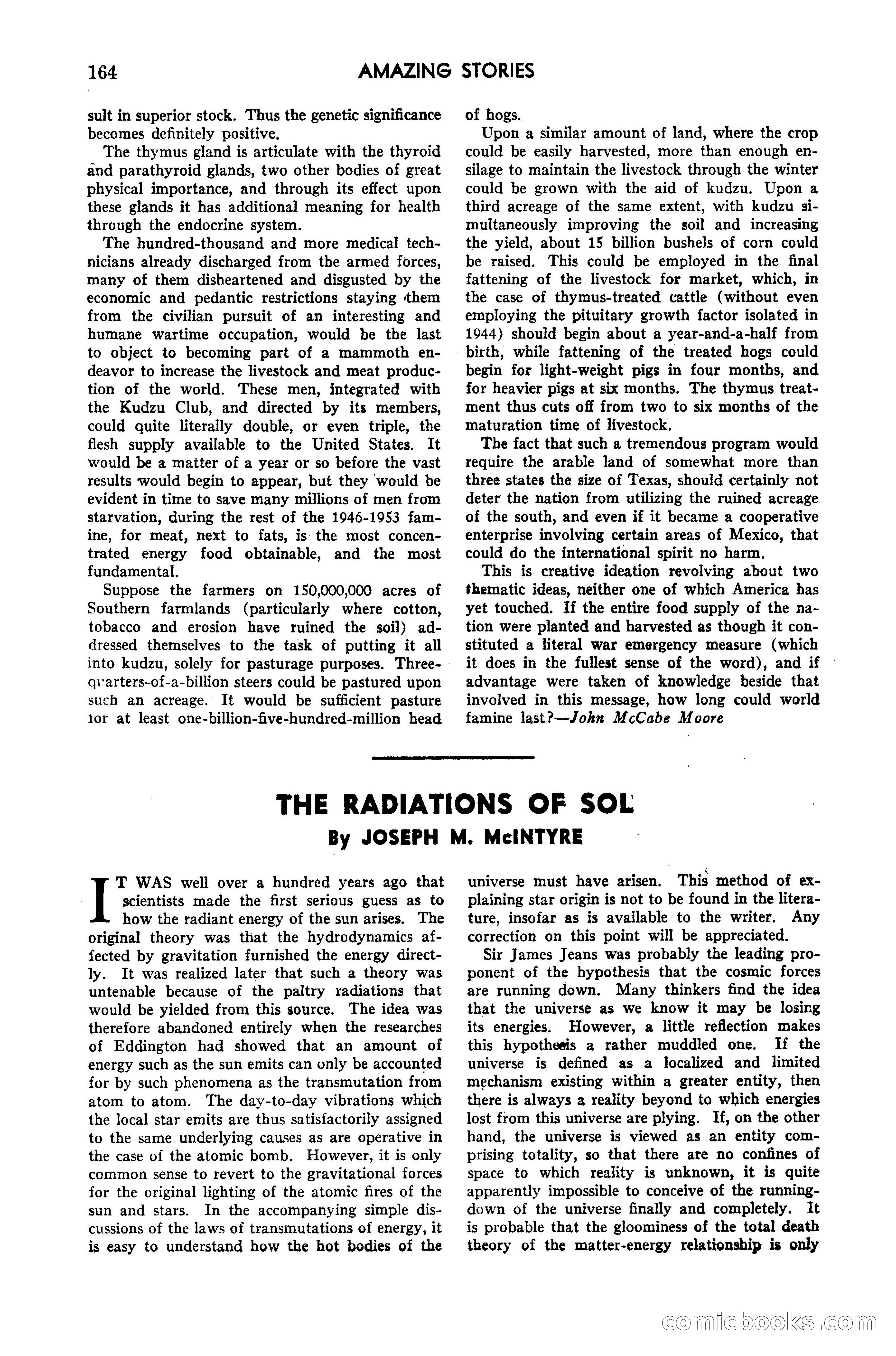 Amazing Stories, May 1947 — page 164 of 180
