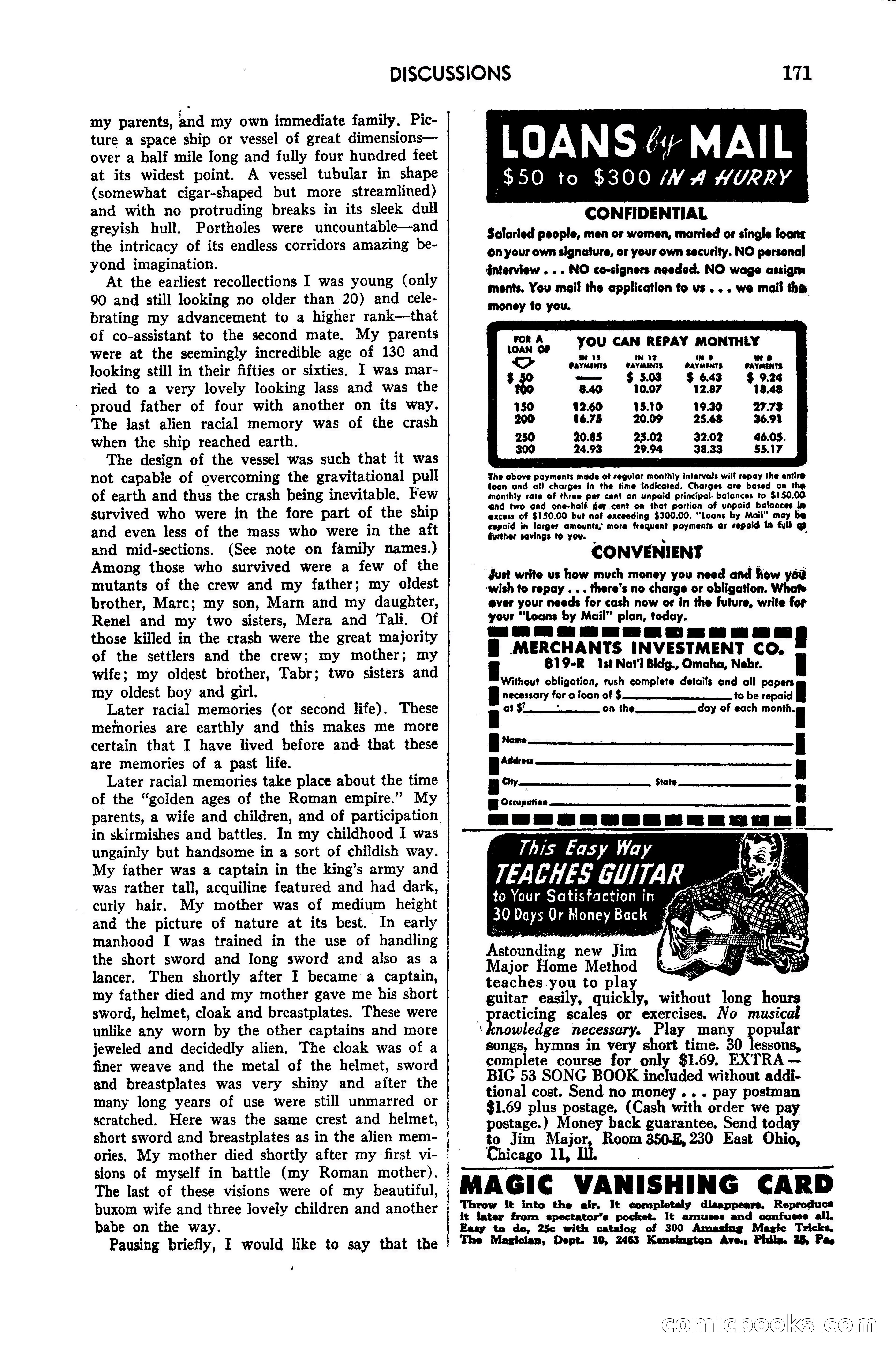 Amazing Stories, May 1947 — page 171 of 180