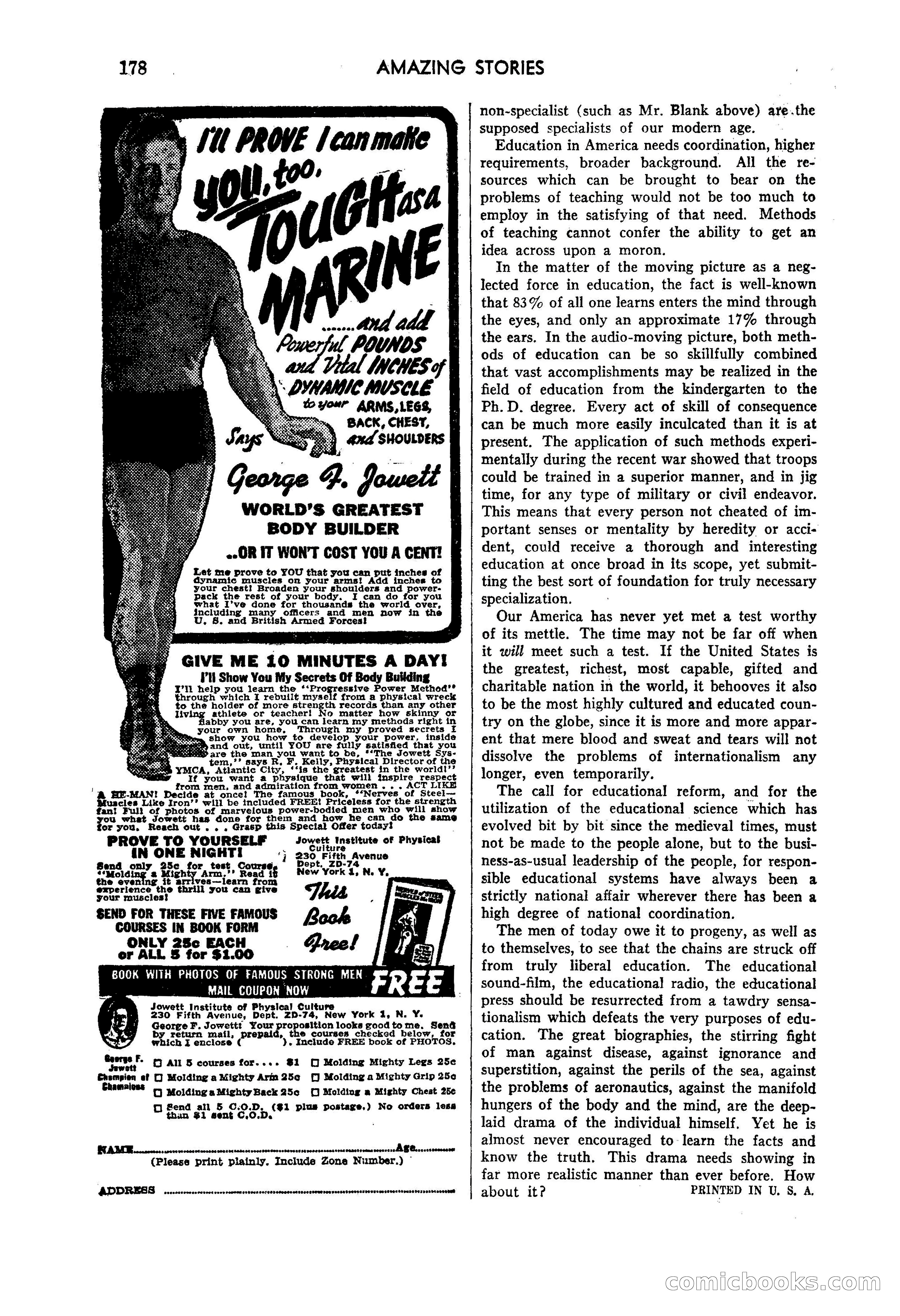 Amazing Stories, May 1947 — page 178 of 180