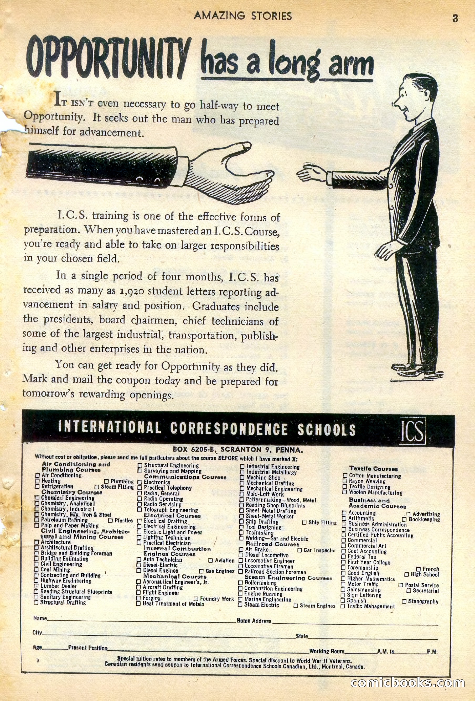 Amazing Stories, August 1948 — page 2 of 161