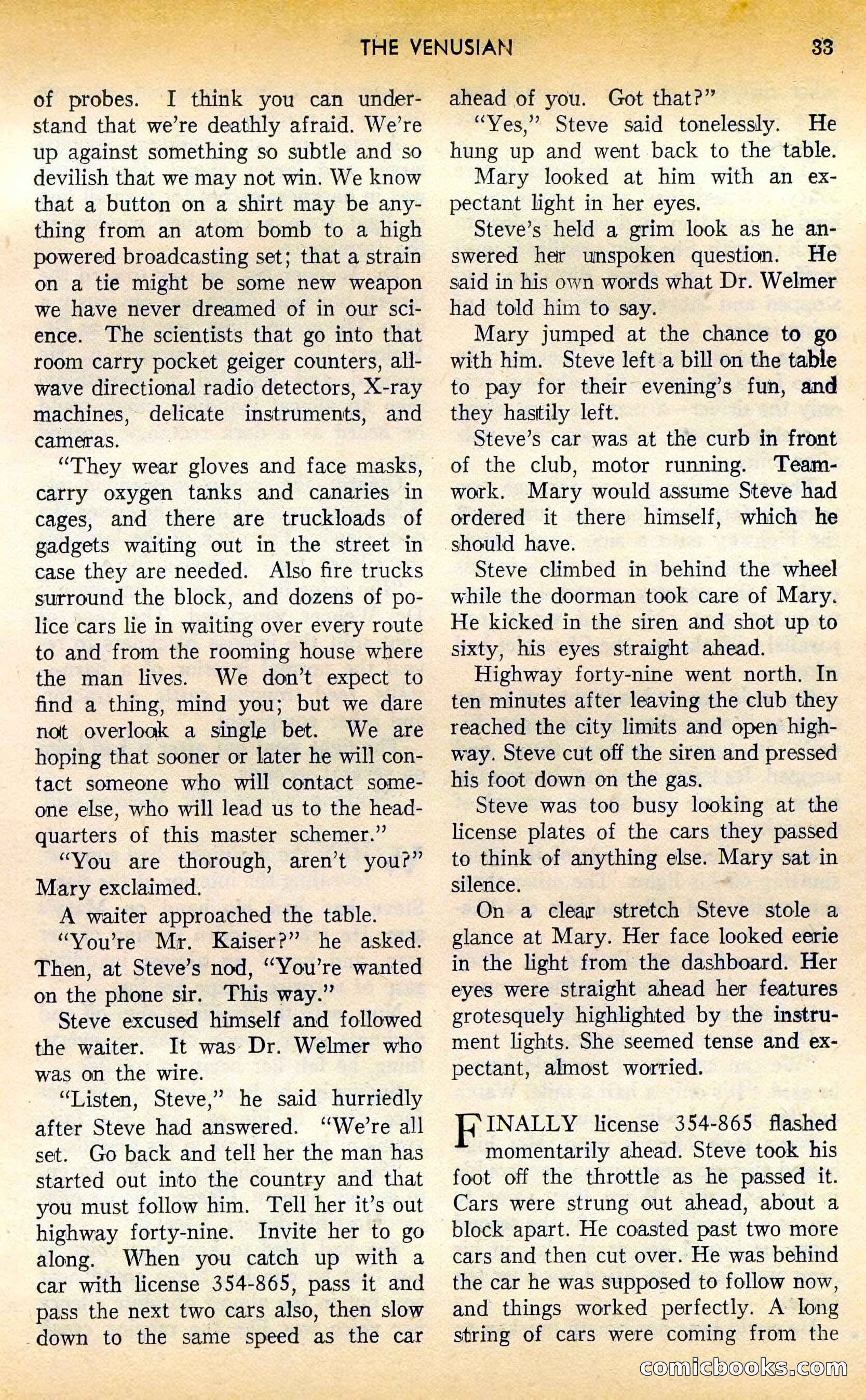 Amazing Stories, August 1948 — page 32 of 161