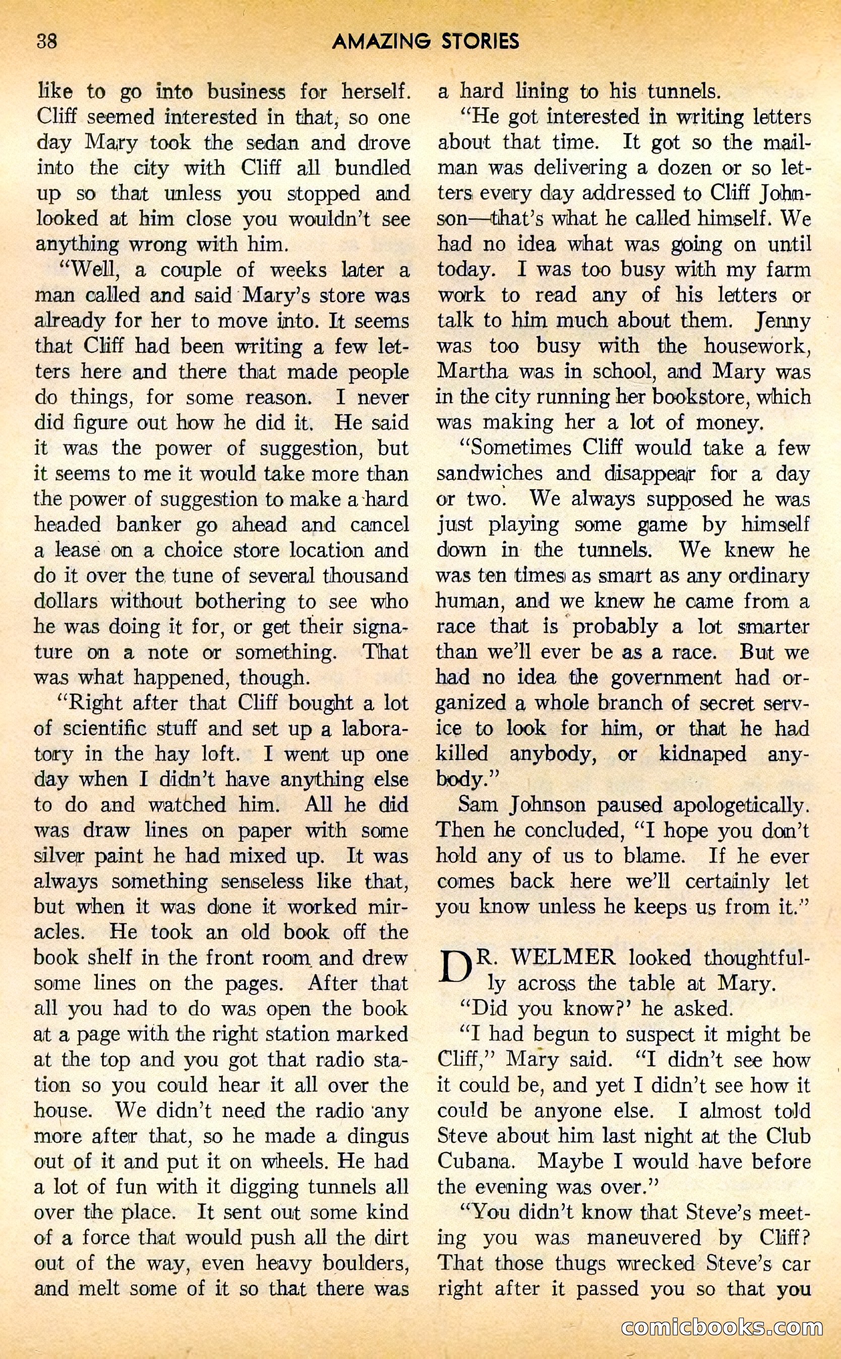 Amazing Stories, August 1948 — page 37 of 161