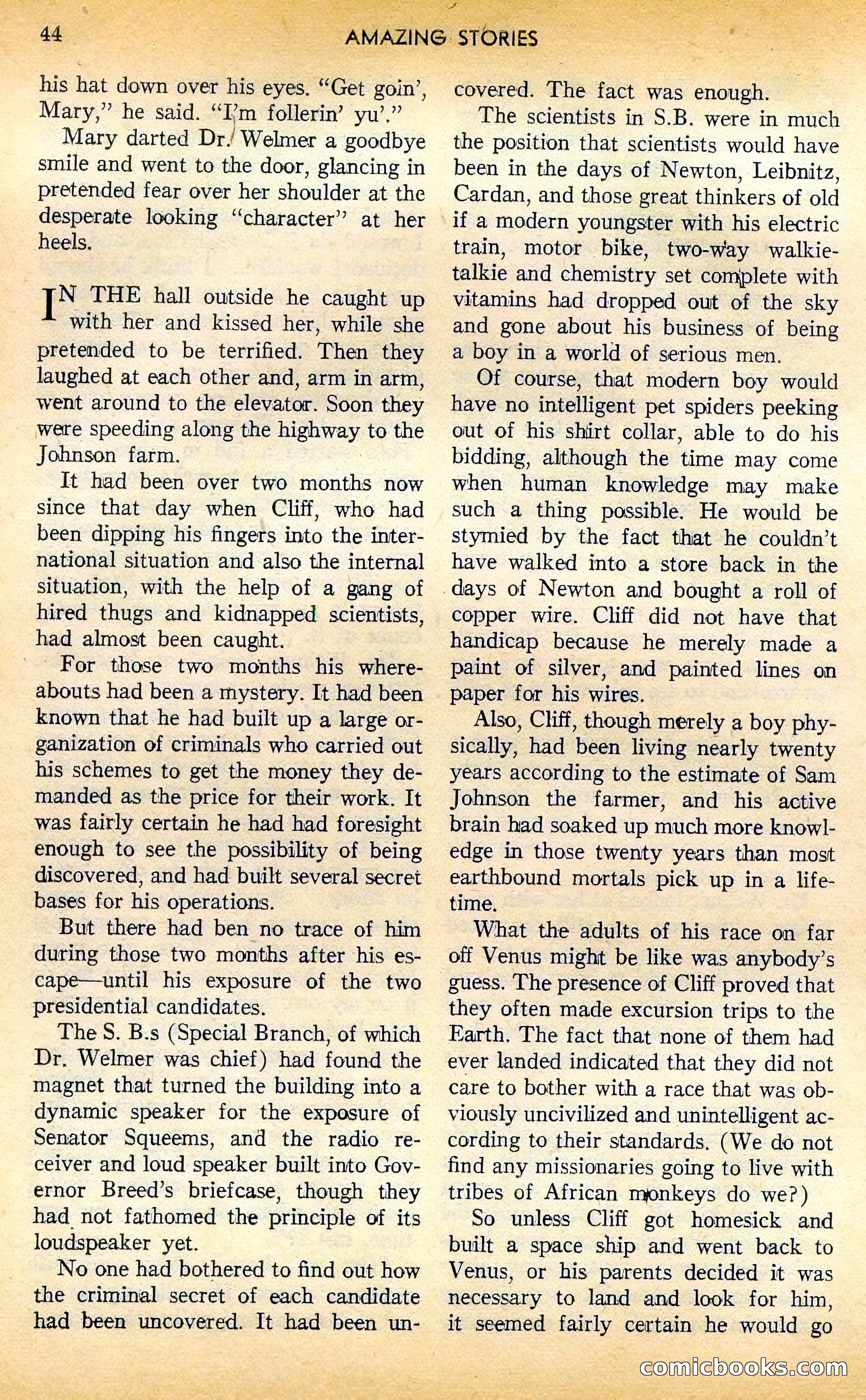 Amazing Stories, August 1948 — page 43 of 161