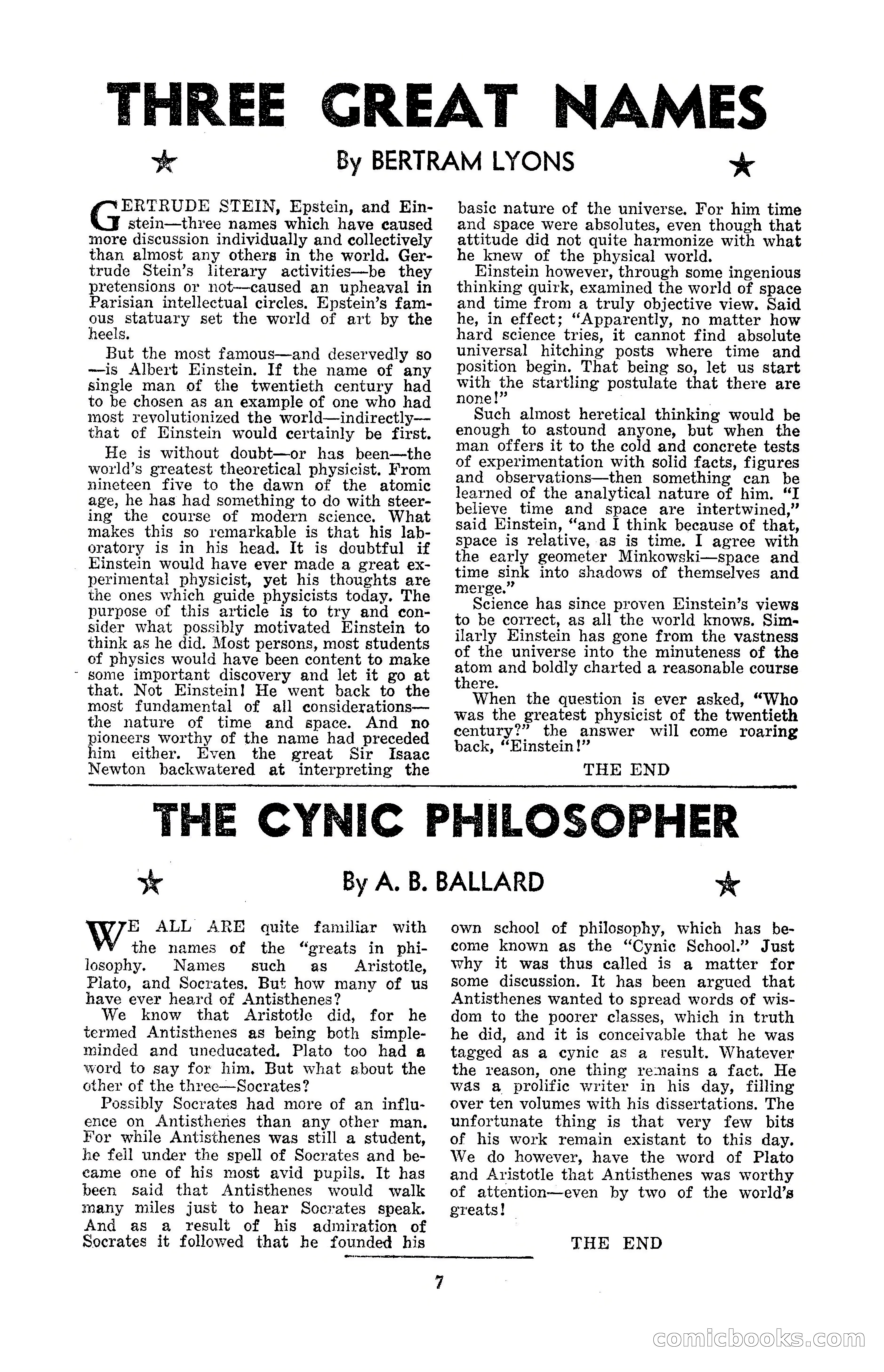 Amazing Stories, July 1949 — page 7 of 149