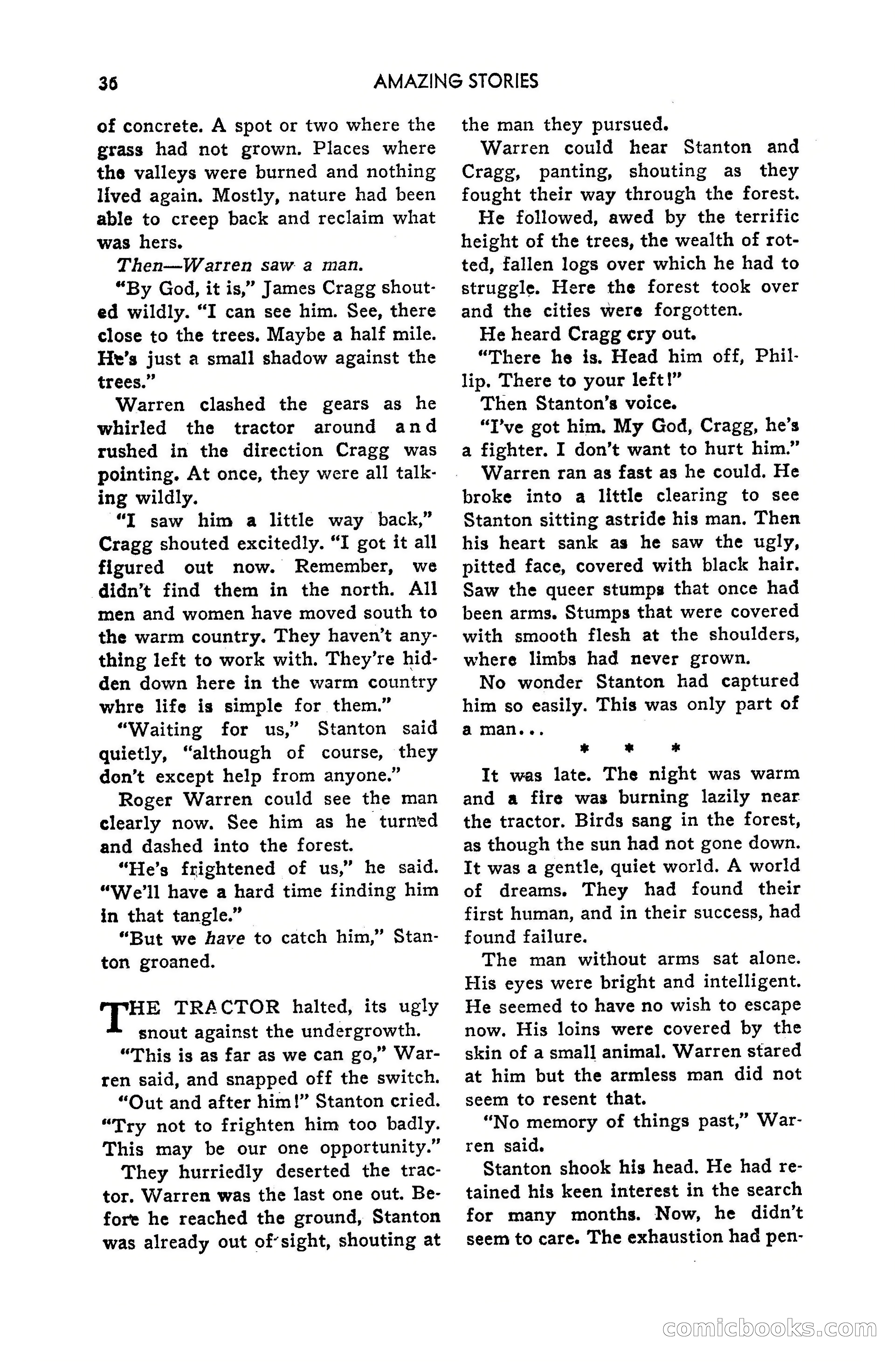 Amazing Stories, July 1949 — page 36 of 149