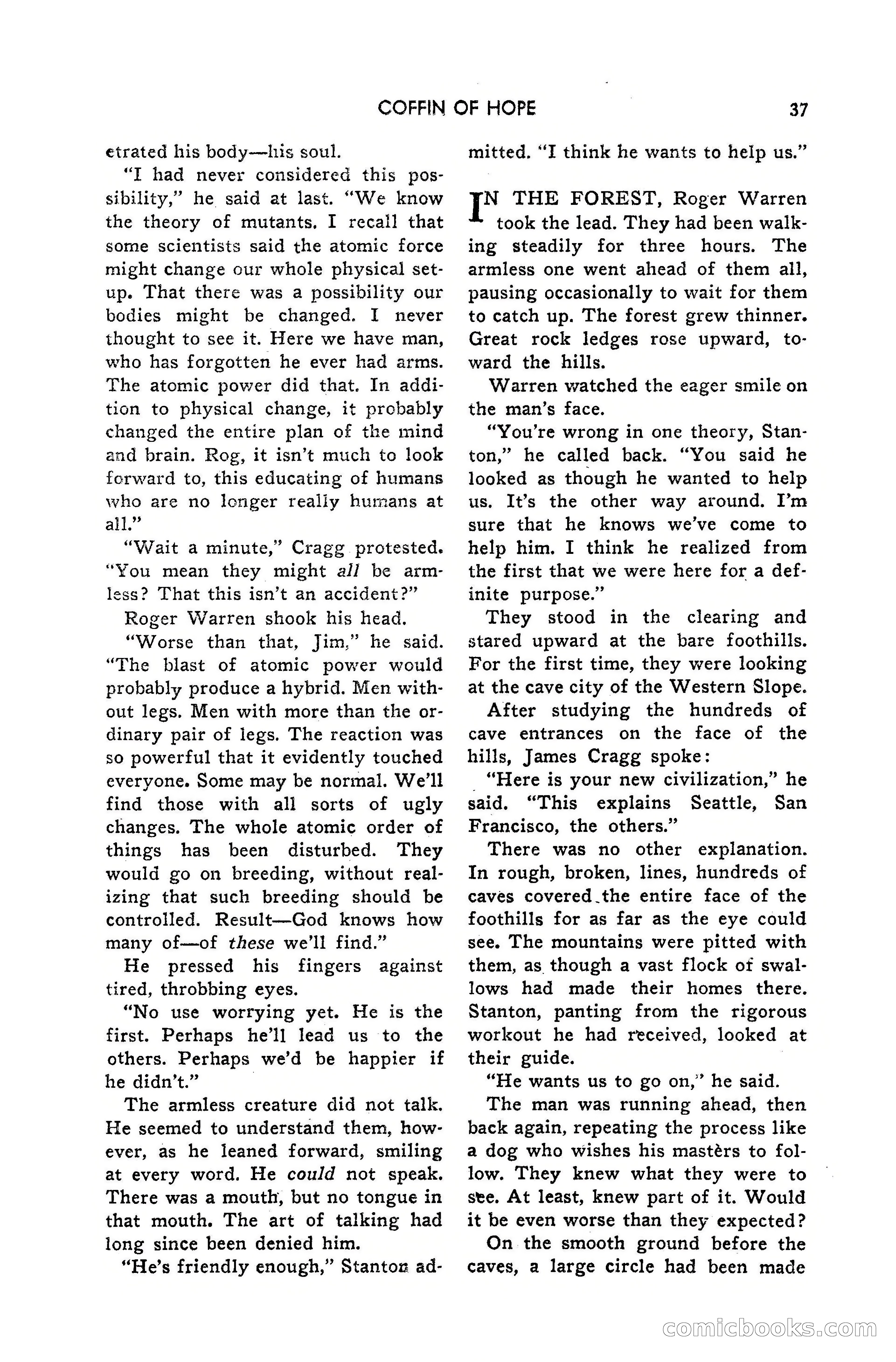 Amazing Stories, July 1949 — page 37 of 149