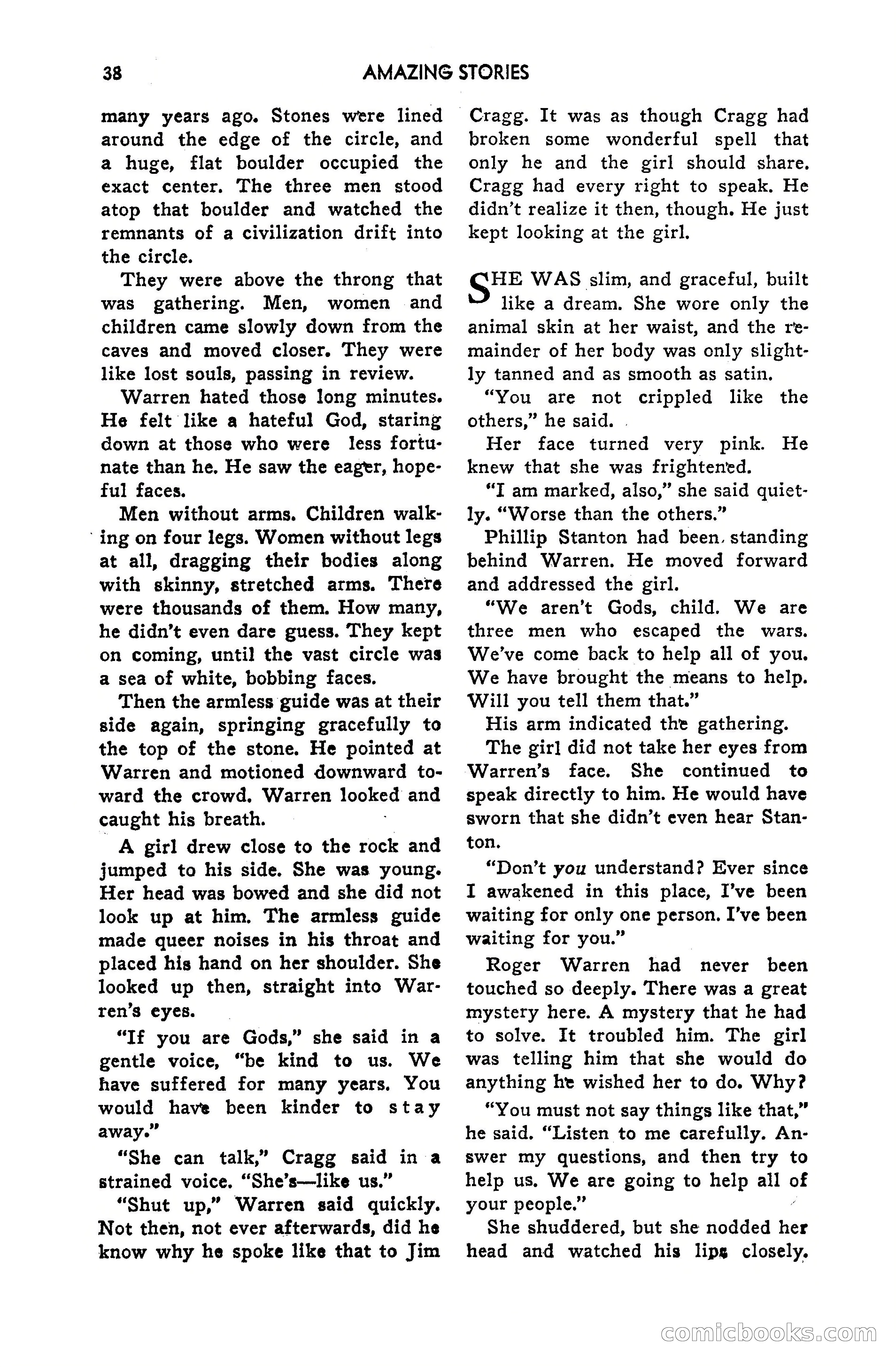 Amazing Stories, July 1949 — page 38 of 149
