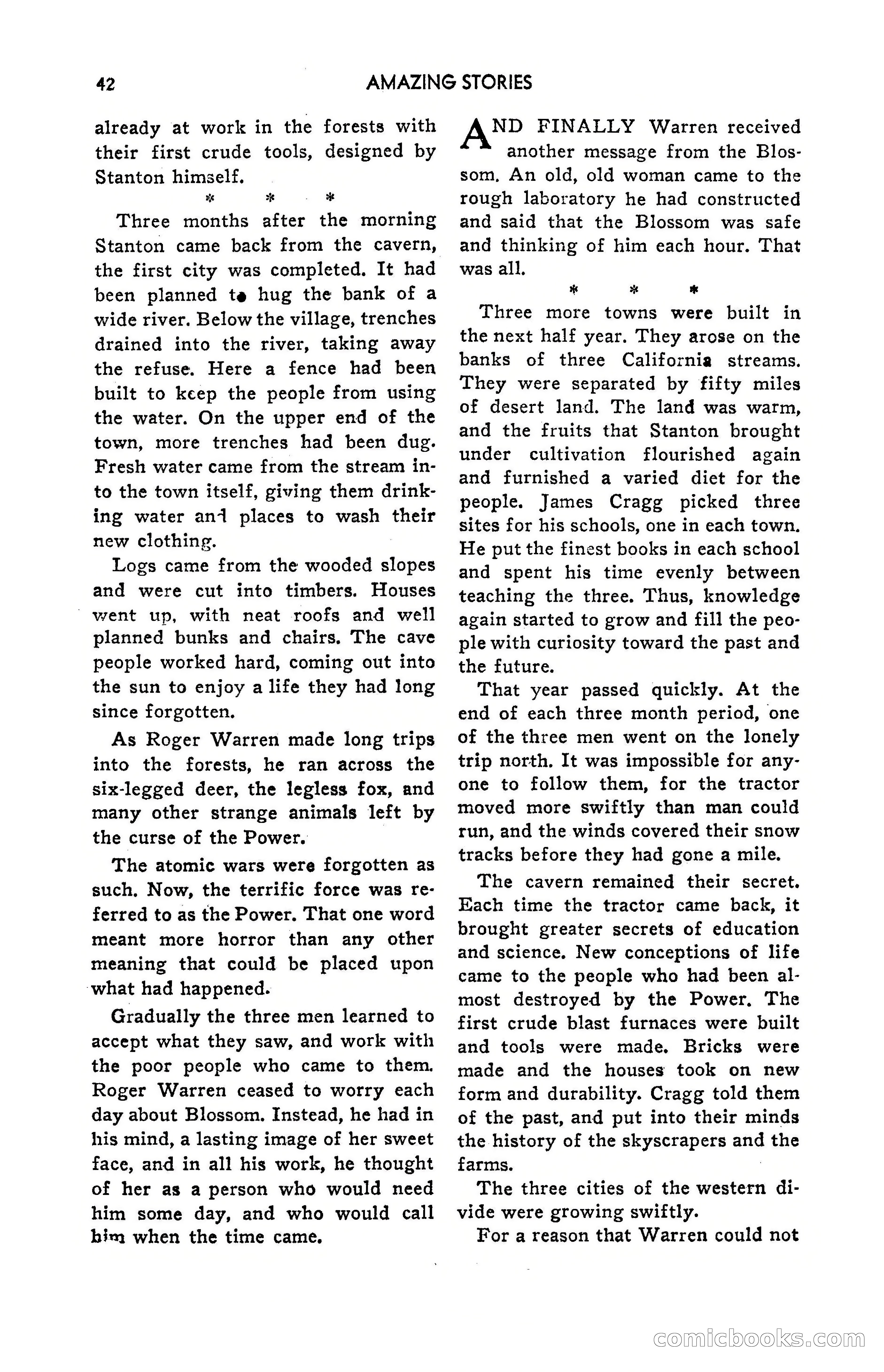 Amazing Stories, July 1949 — page 42 of 149