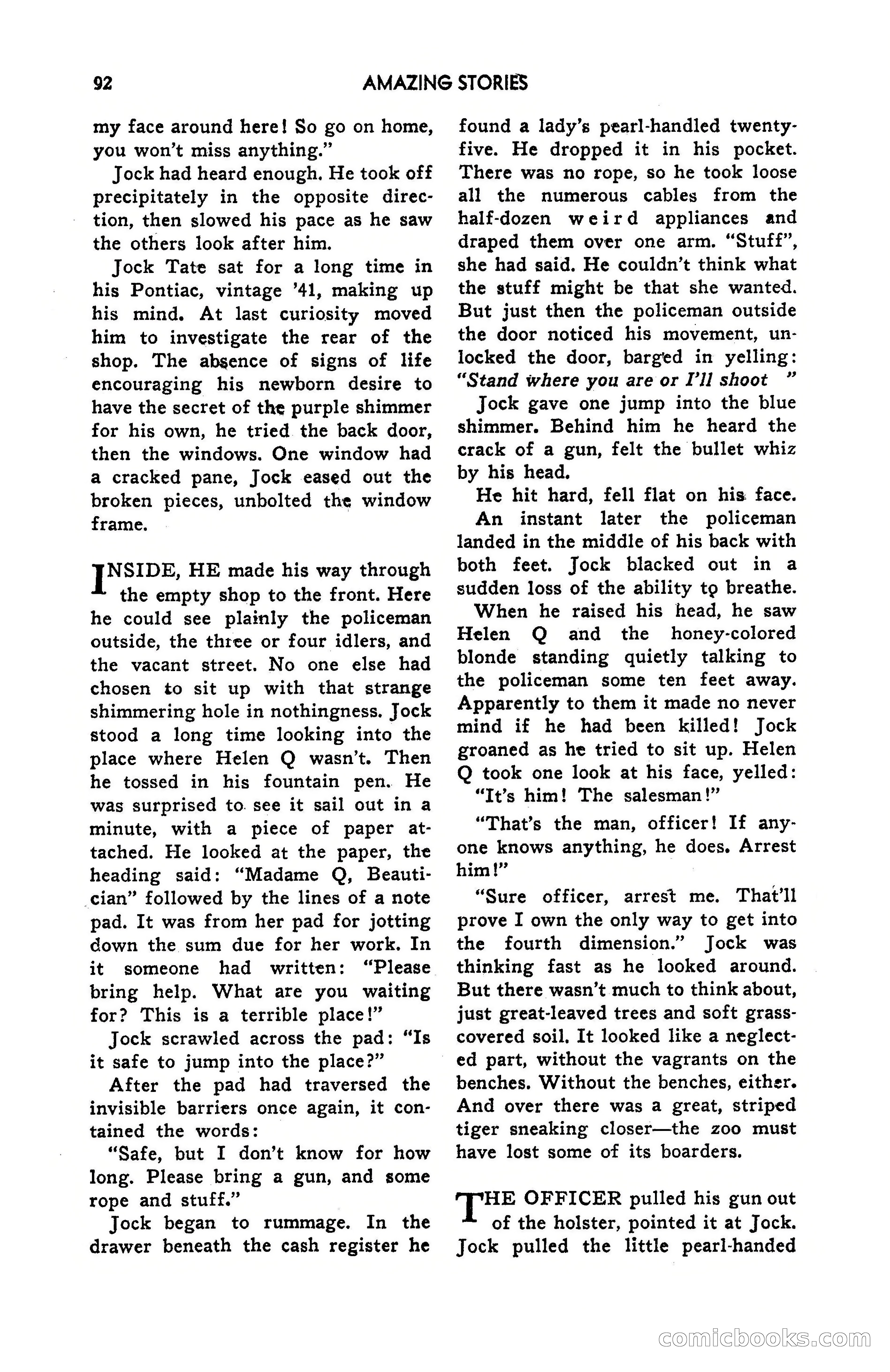 Amazing Stories, July 1949 — page 92 of 149