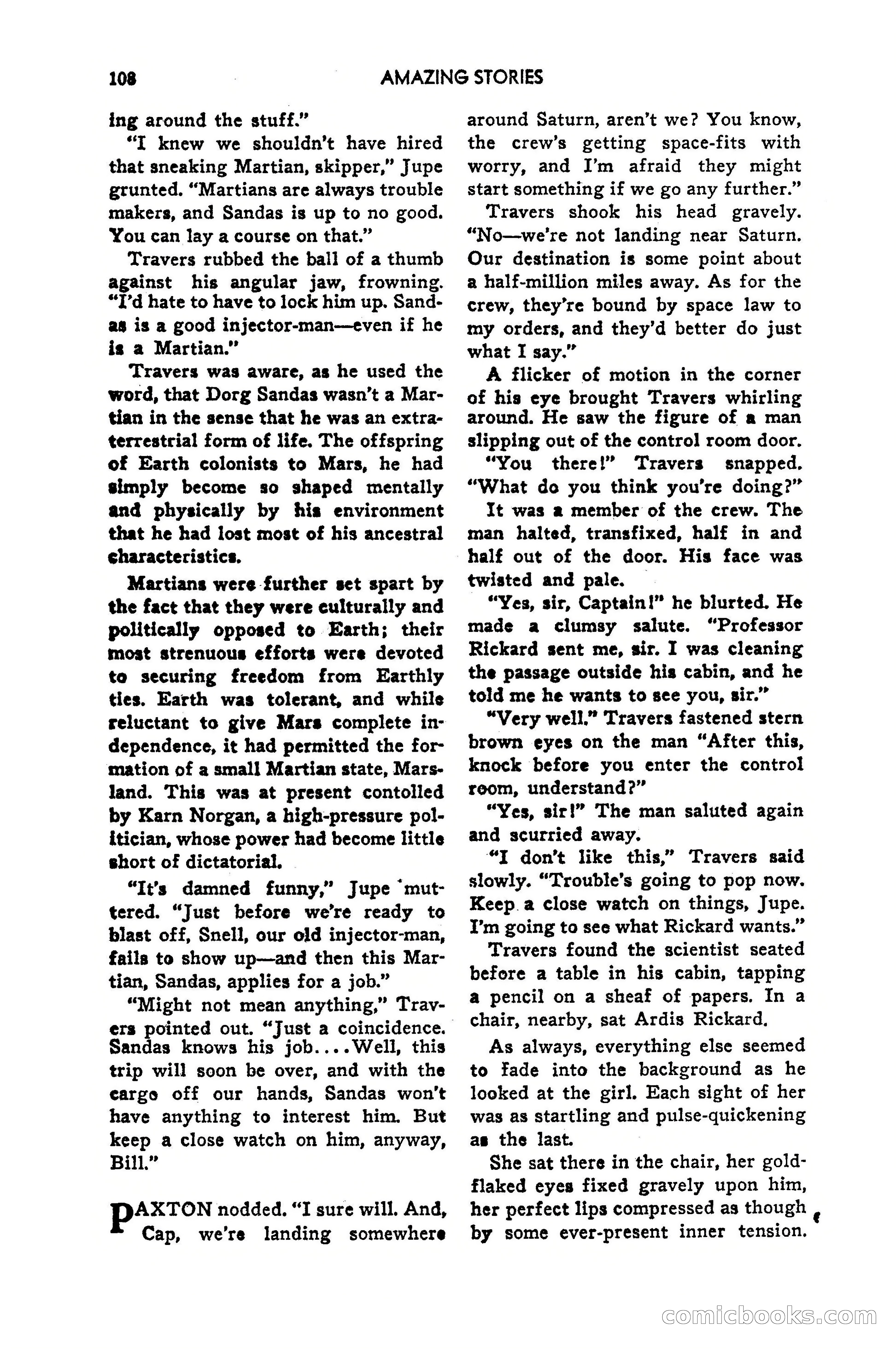 Amazing Stories, July 1949 — page 108 of 149