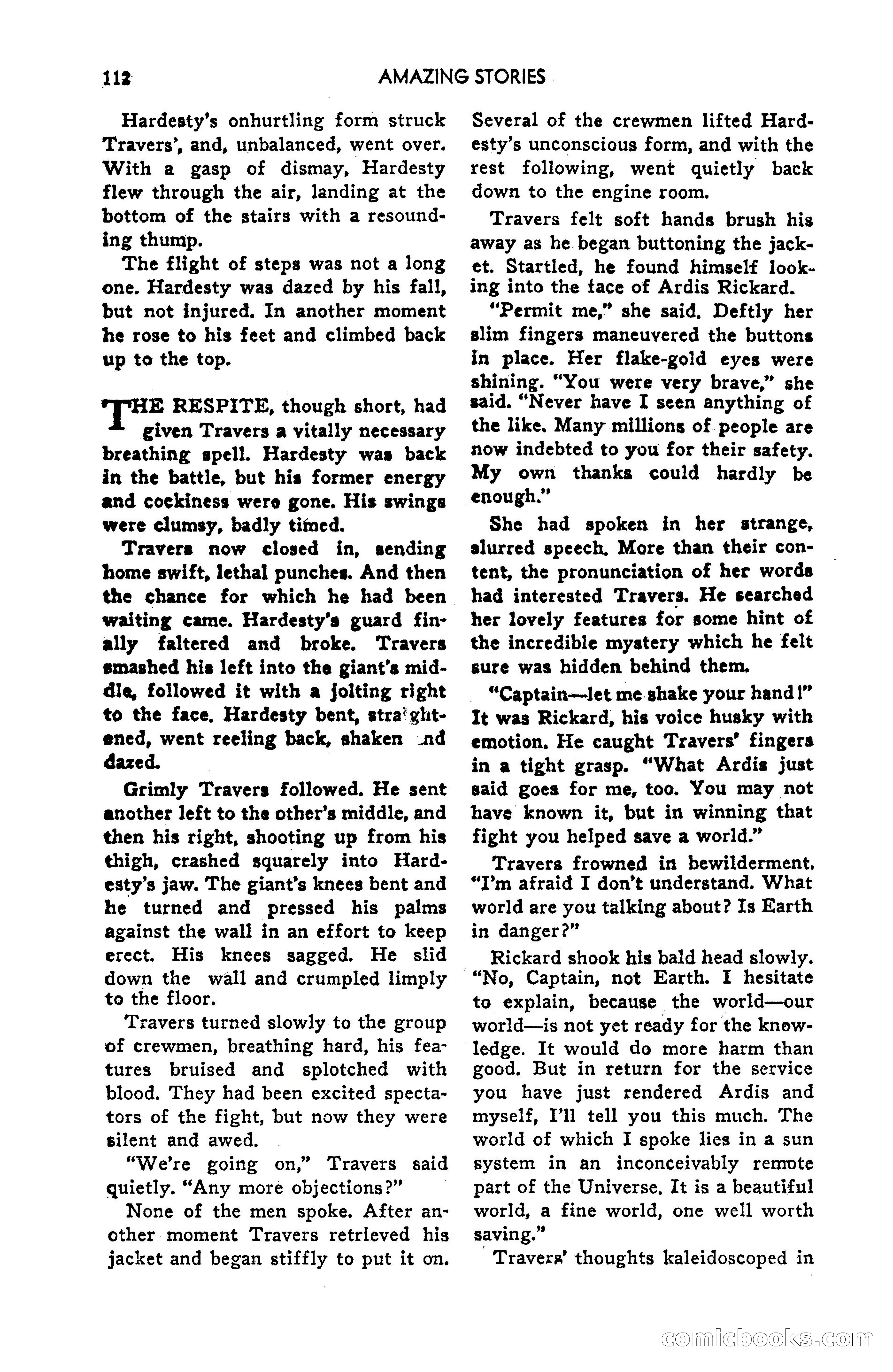 Amazing Stories, July 1949 — page 112 of 149