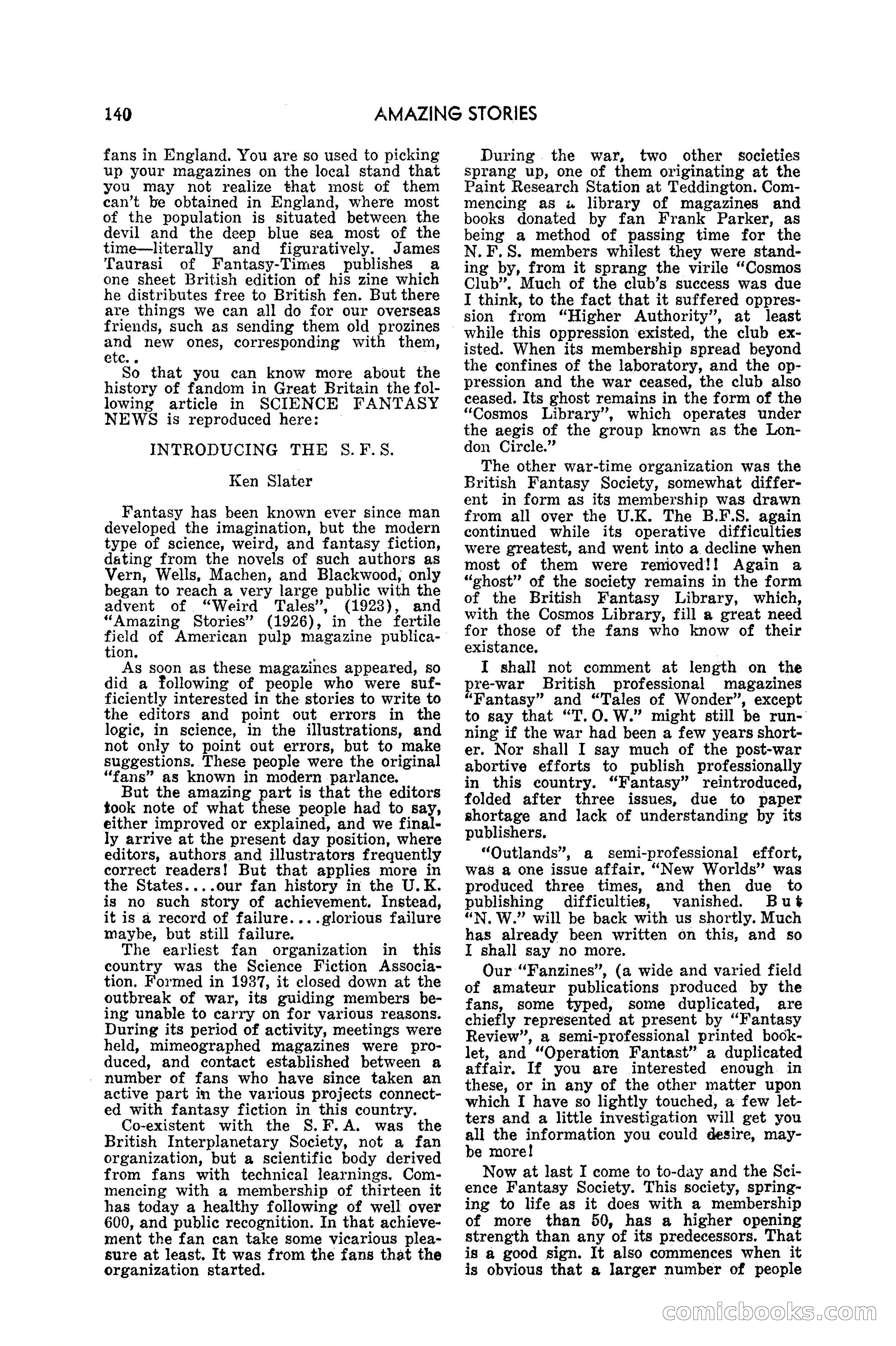 Amazing Stories, July 1949 — page 140 of 149