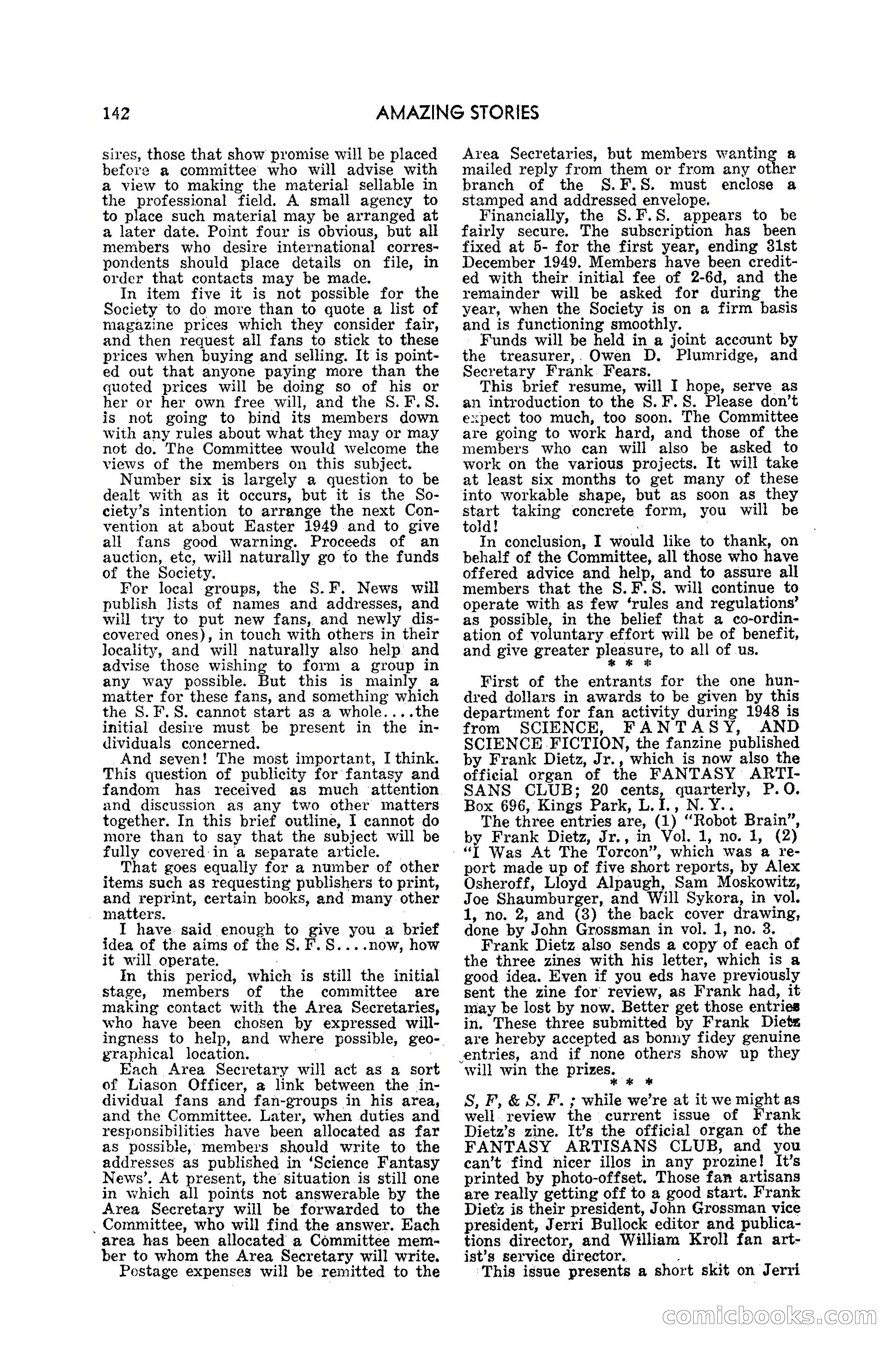 Amazing Stories, July 1949 — page 142 of 149
