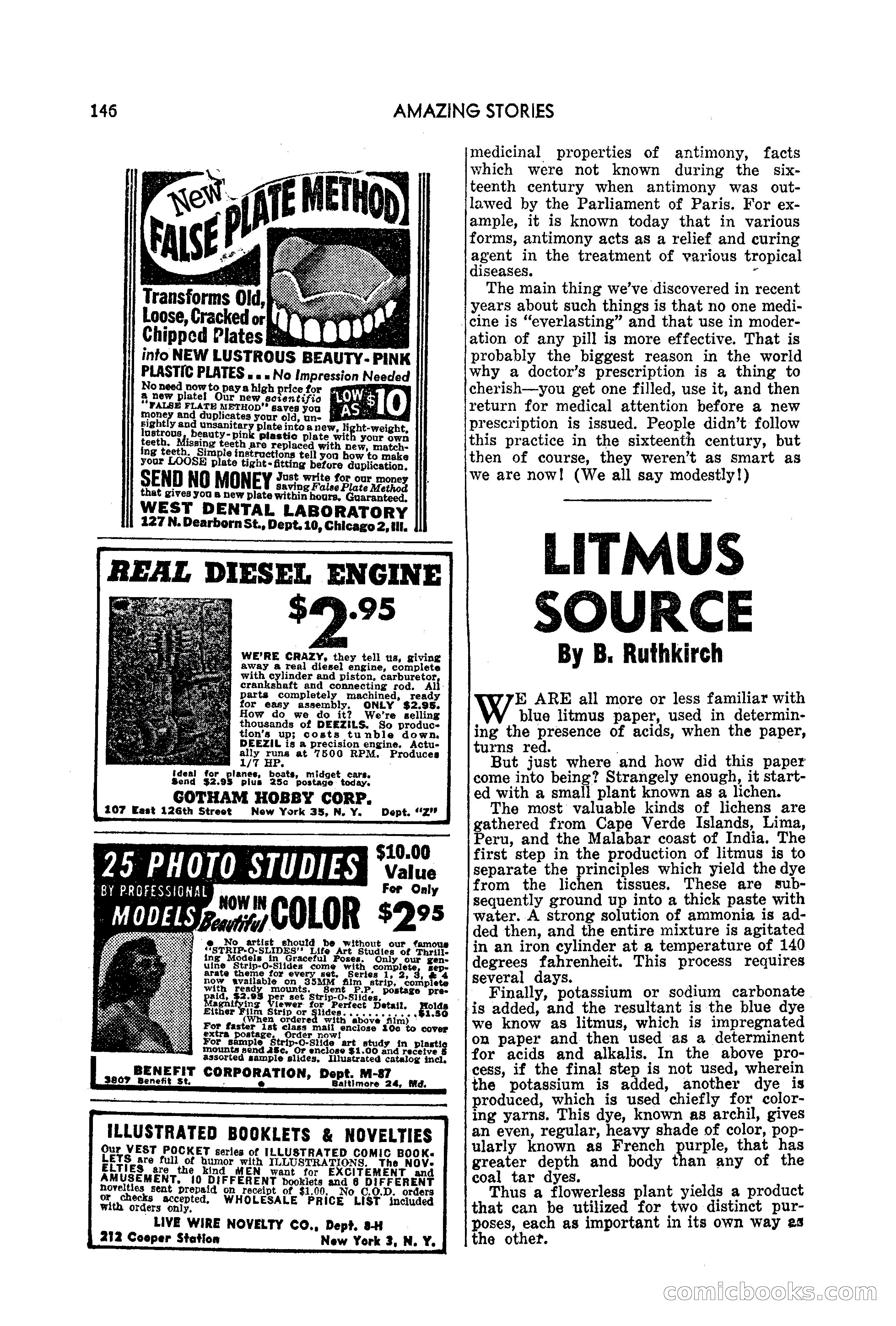 Amazing Stories, July 1949 — page 146 of 149