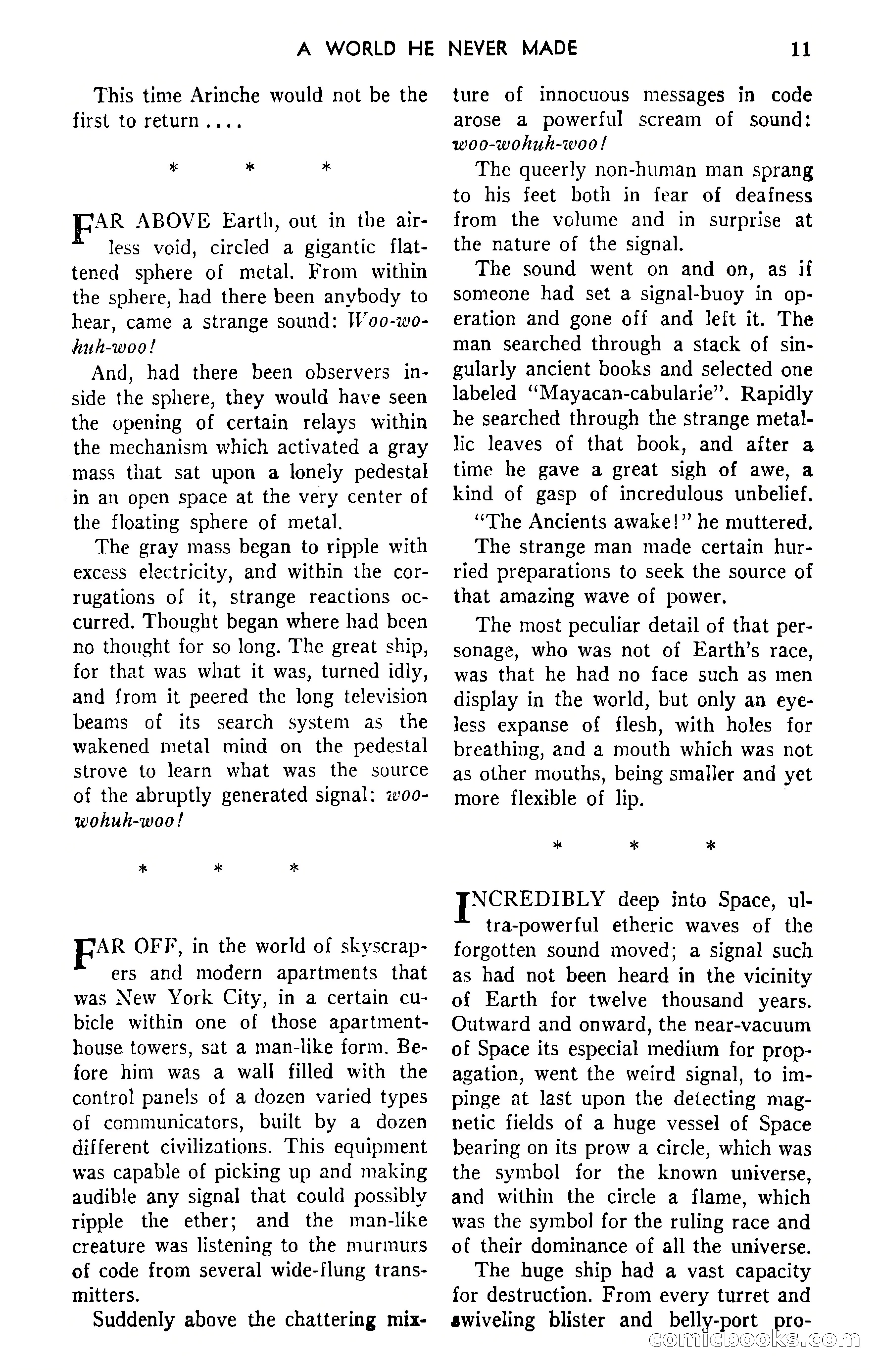 Amazing Stories, September 1951 — page 11 of 166