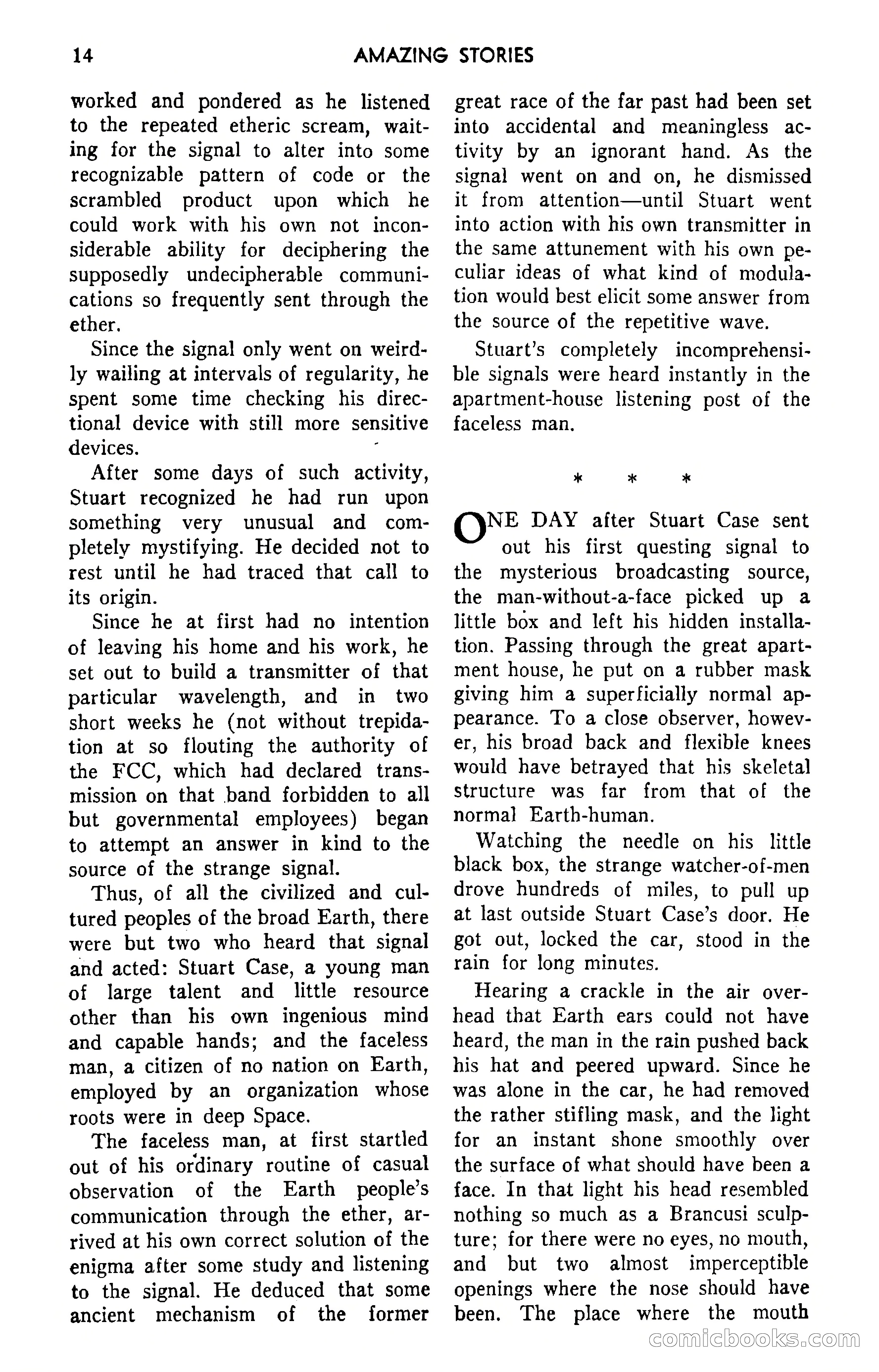 Amazing Stories, September 1951 — page 14 of 166