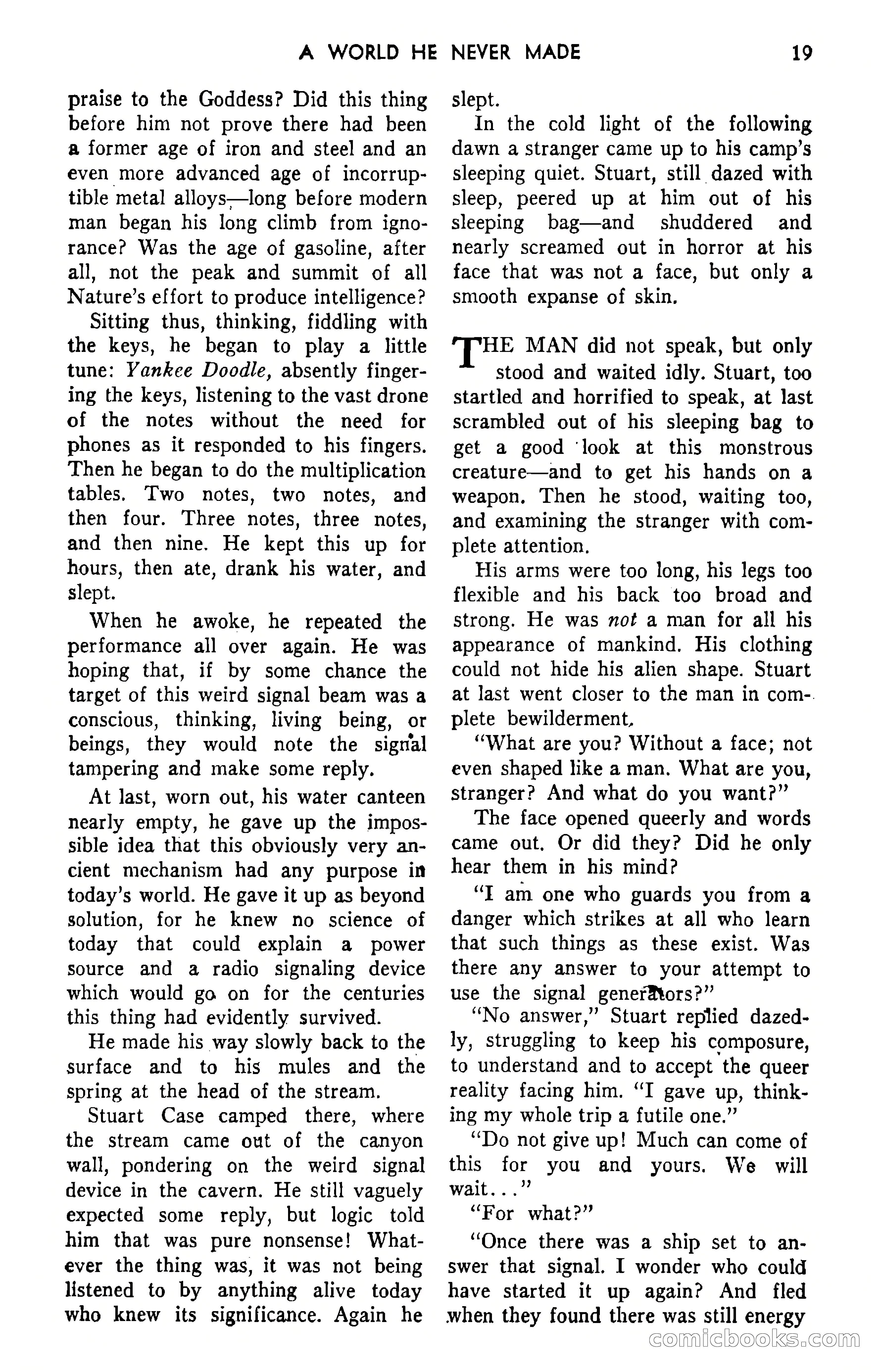 Amazing Stories, September 1951 — page 19 of 166