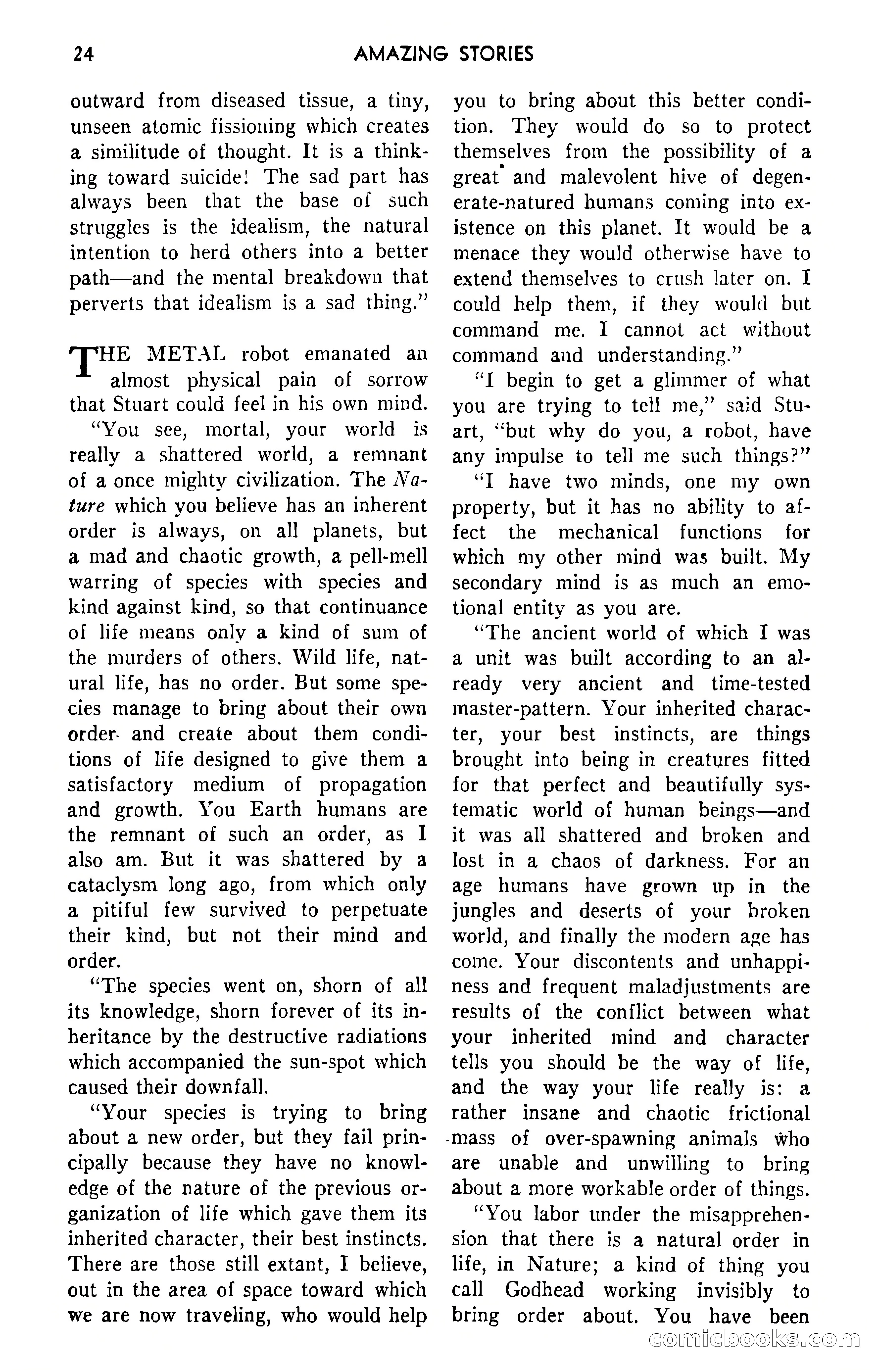 Amazing Stories, September 1951 — page 24 of 166