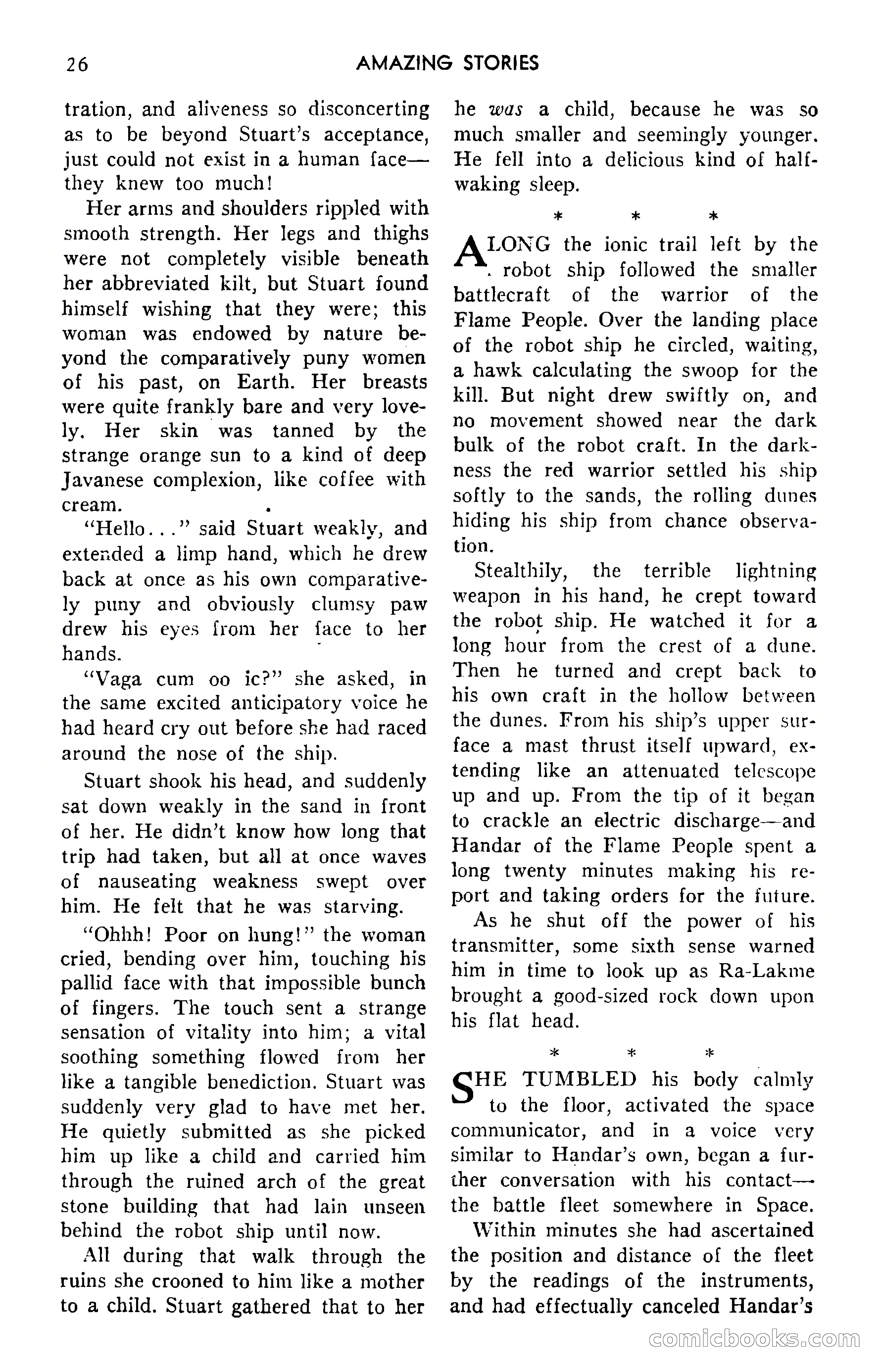 Amazing Stories, September 1951 — page 26 of 166