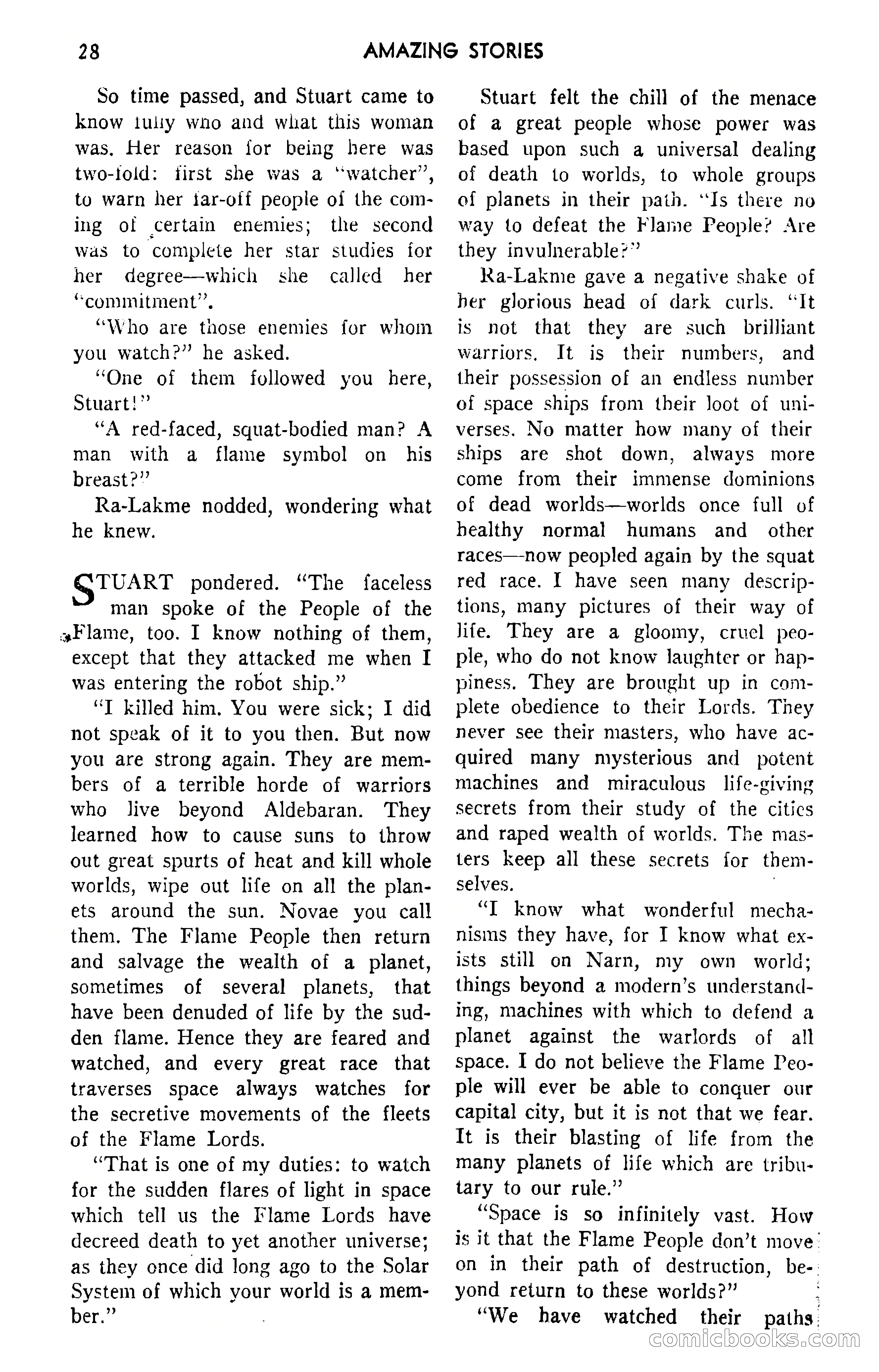 Amazing Stories, September 1951 — page 28 of 166