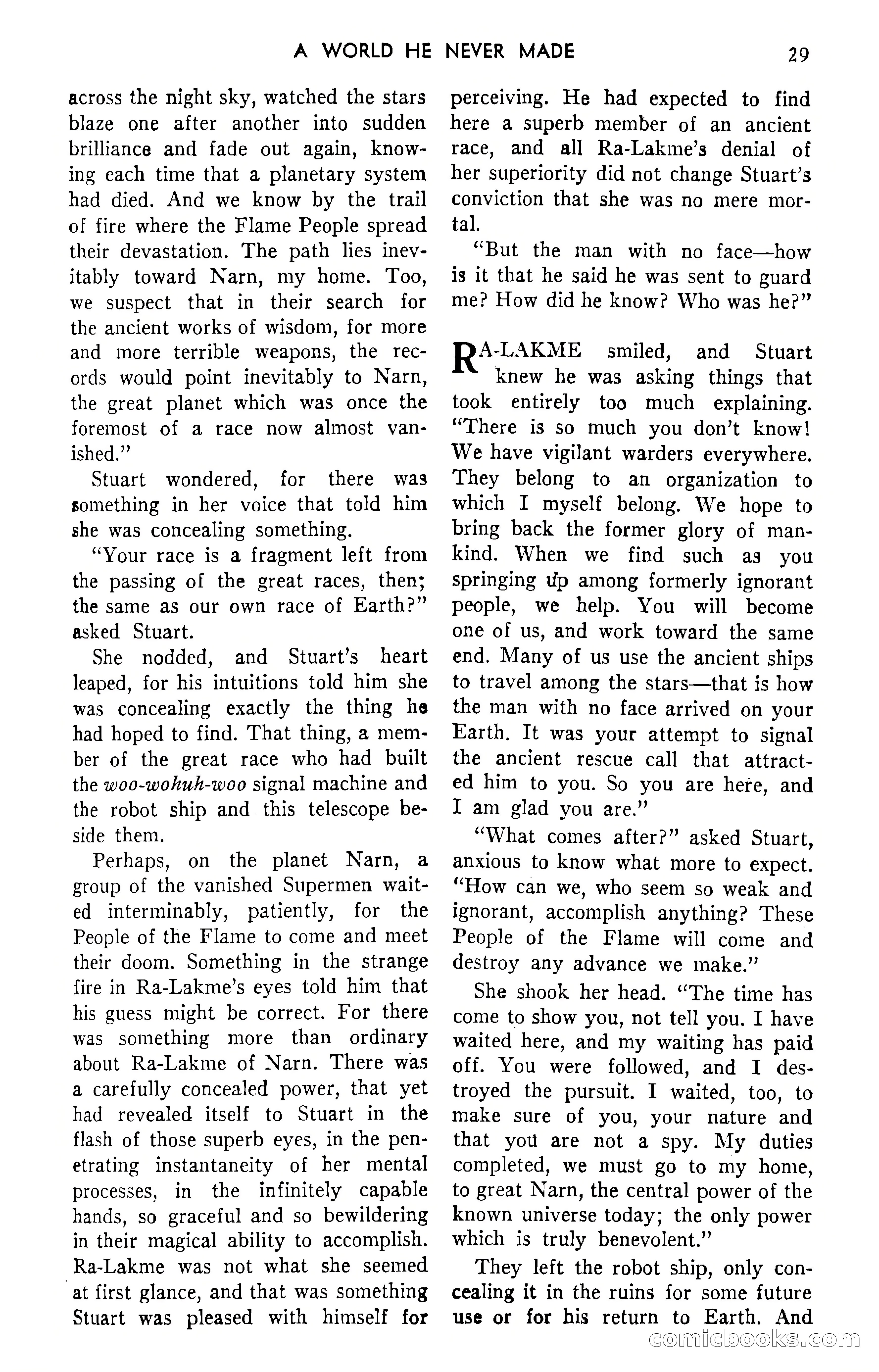 Amazing Stories, September 1951 — page 29 of 166