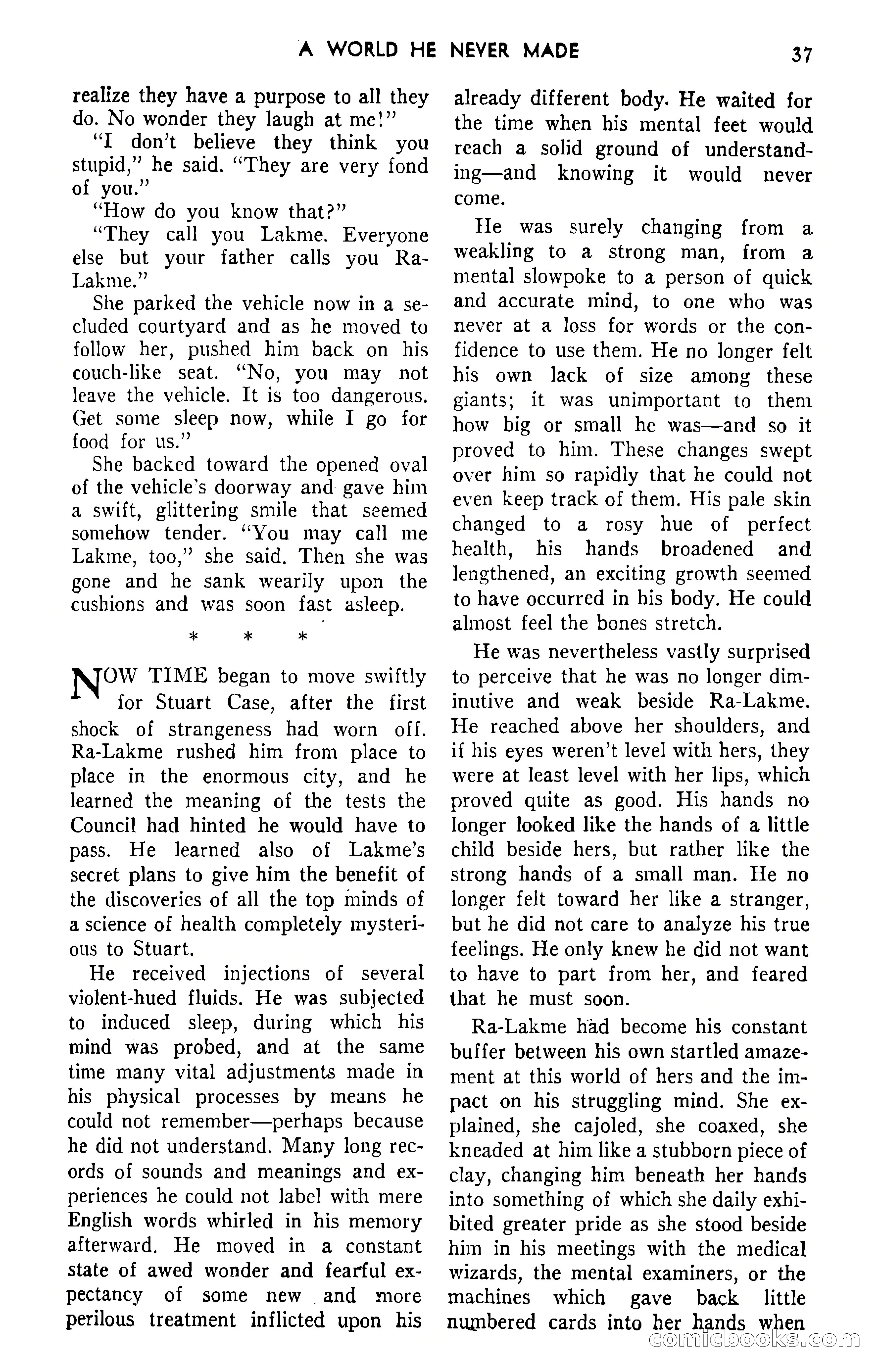 Amazing Stories, September 1951 — page 37 of 166