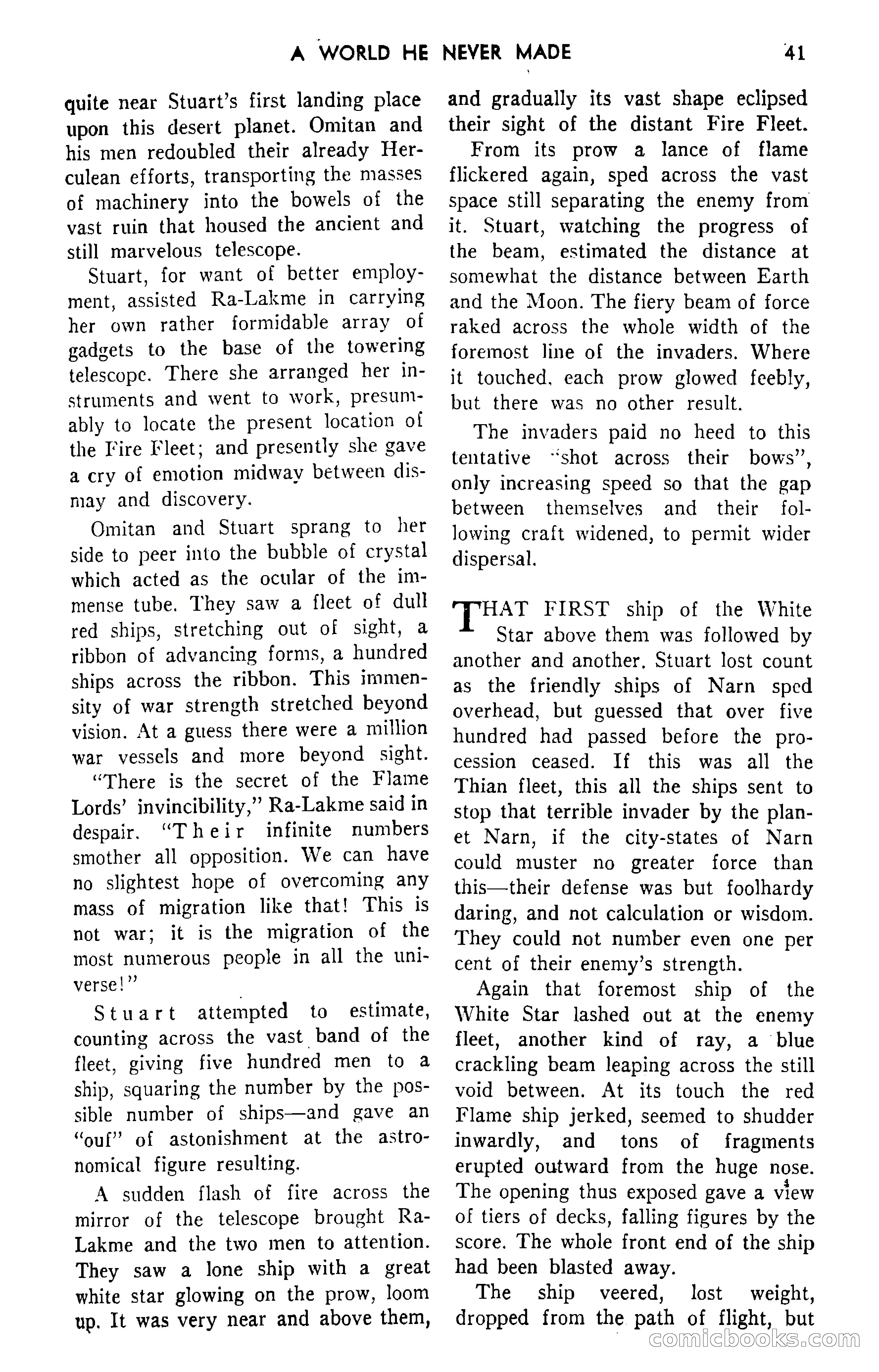 Amazing Stories, September 1951 — page 41 of 166