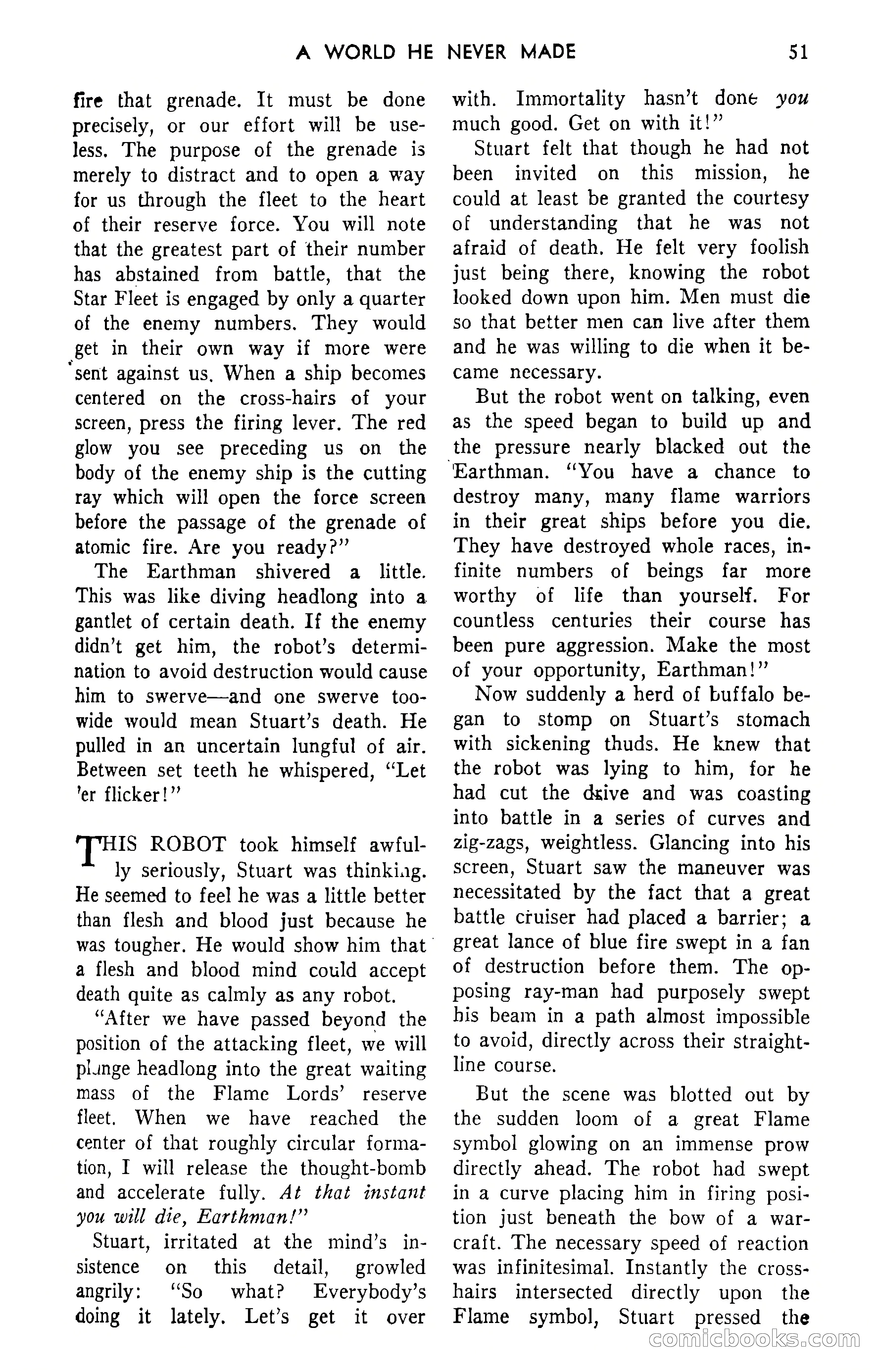 Amazing Stories, September 1951 — page 51 of 166